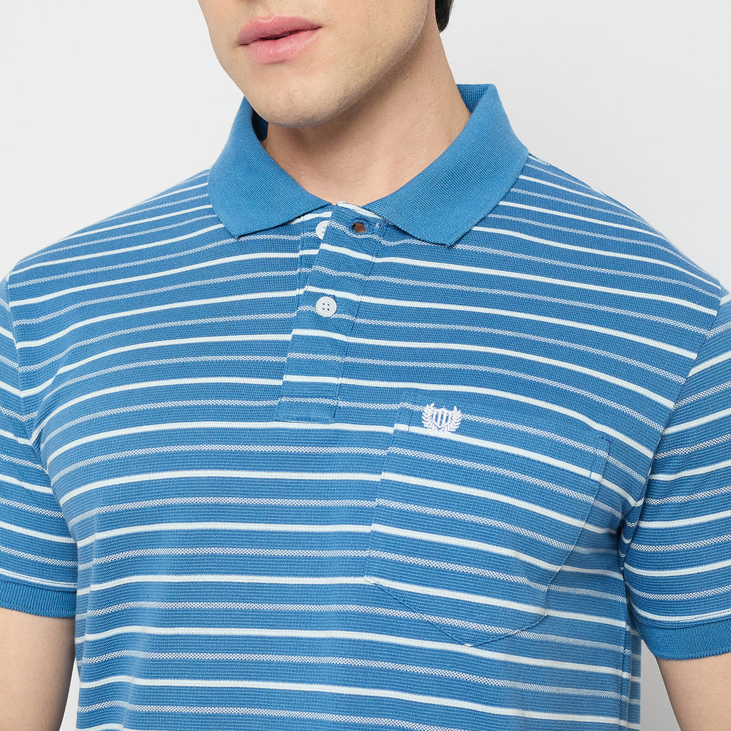 Duke Urban Men Half Sleeve Cotton Collared Tshirt (LF7678)