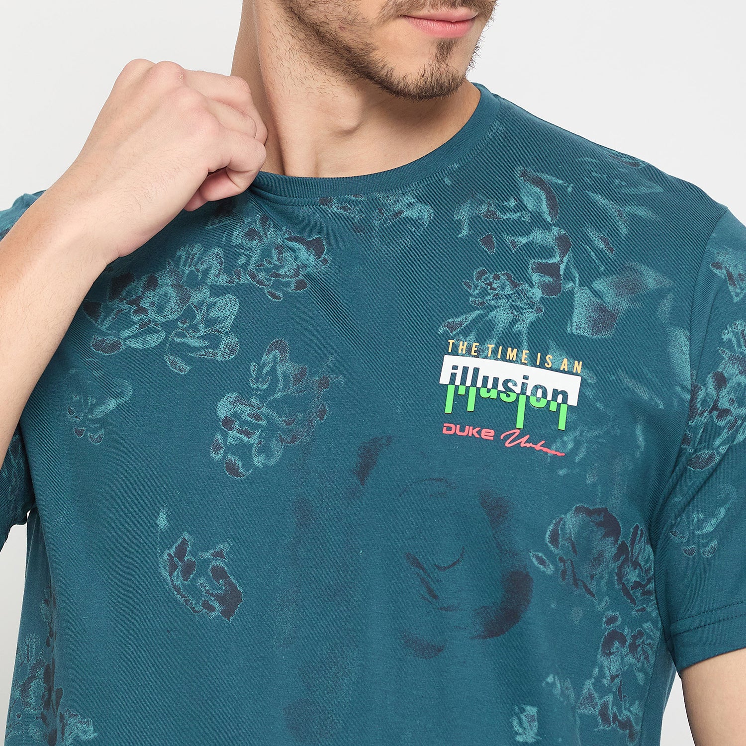 Duke Urban Men Half Sleeve Cotton T-shirt (LF7224)