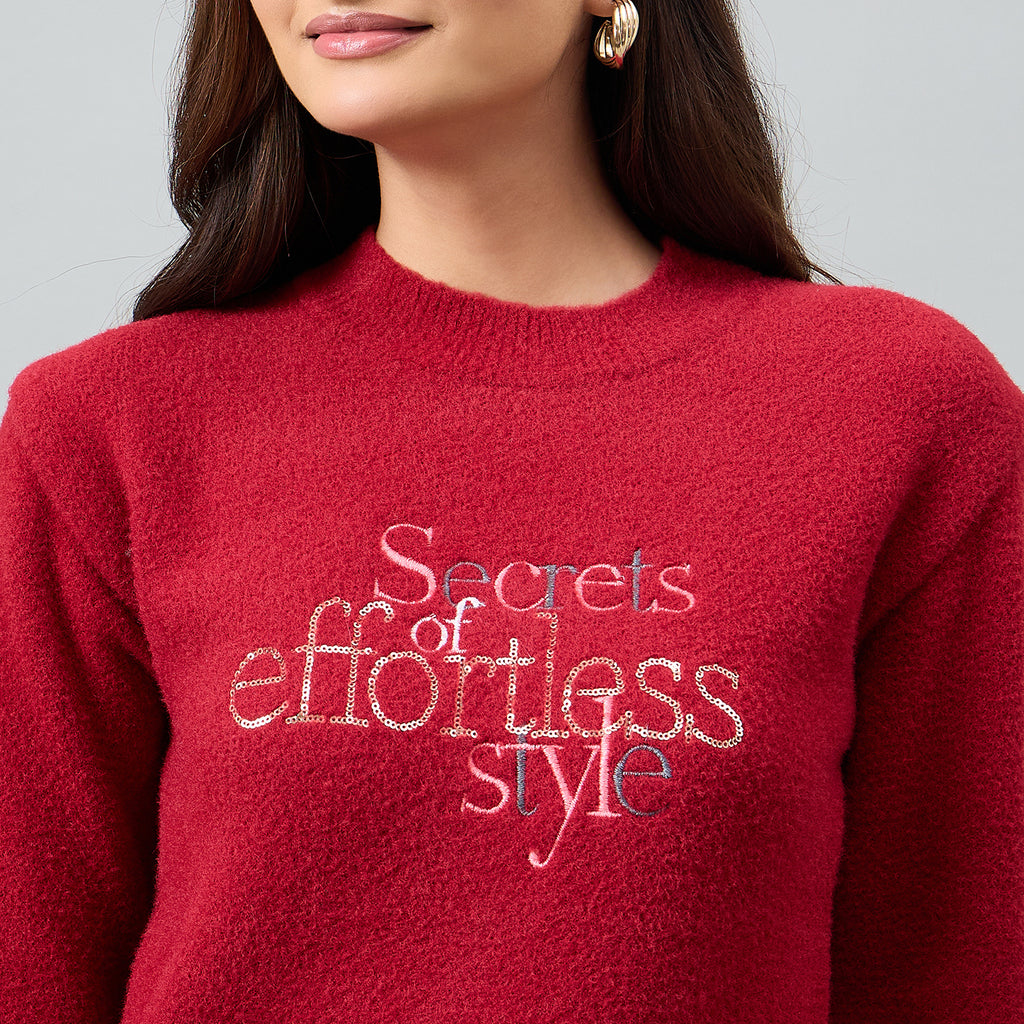 Duke Urban Women Full Sleeve RoundNeck Pullover (SDS1408)
