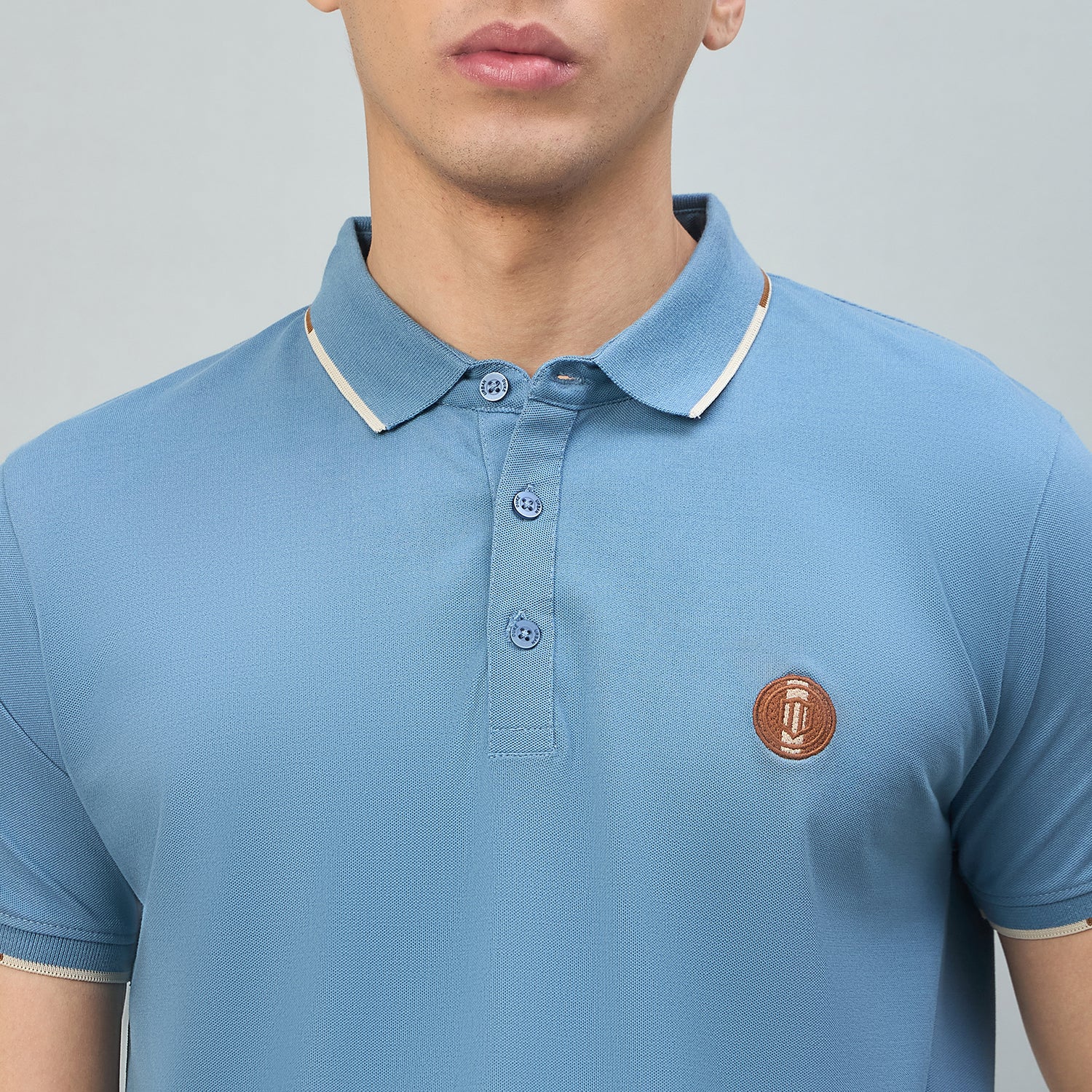 Duke Urban Men Solid Half Sleeve Slim fit Polo Tshirt (LF7554)