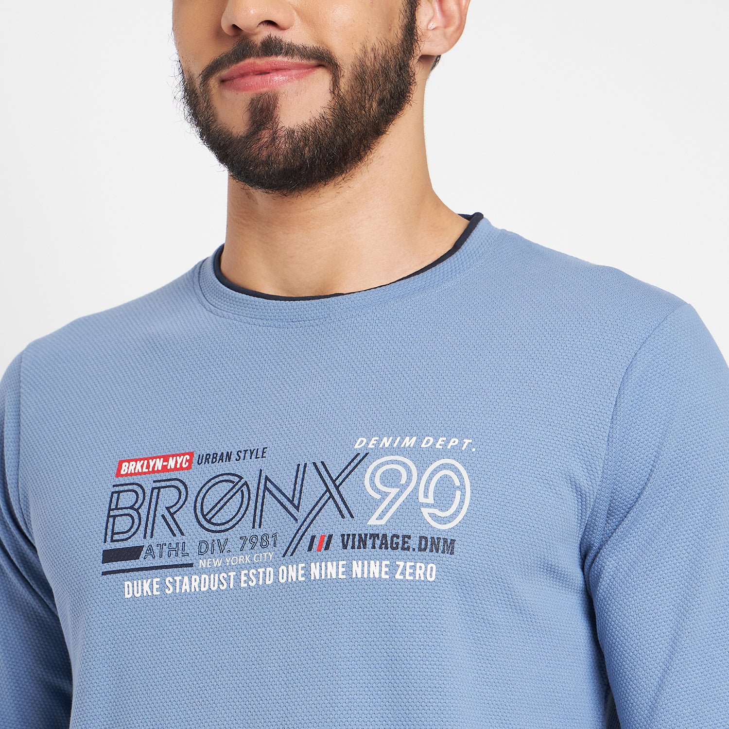 Duke Stardust Men Round Neck Full Sleeve Cotton T-shirt (LF3961)