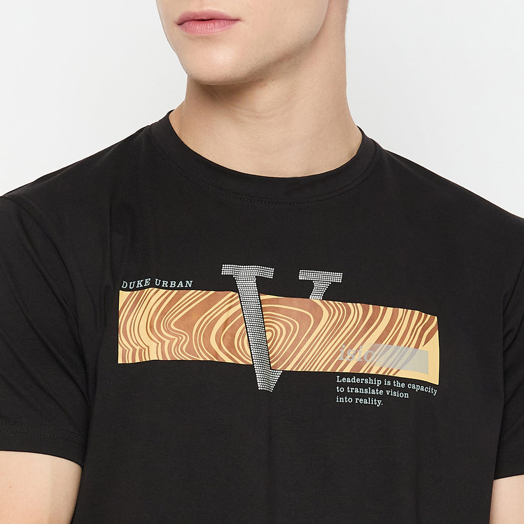 Duke Urban Men Half Sleeve Cotton Tshirt (LF7343)