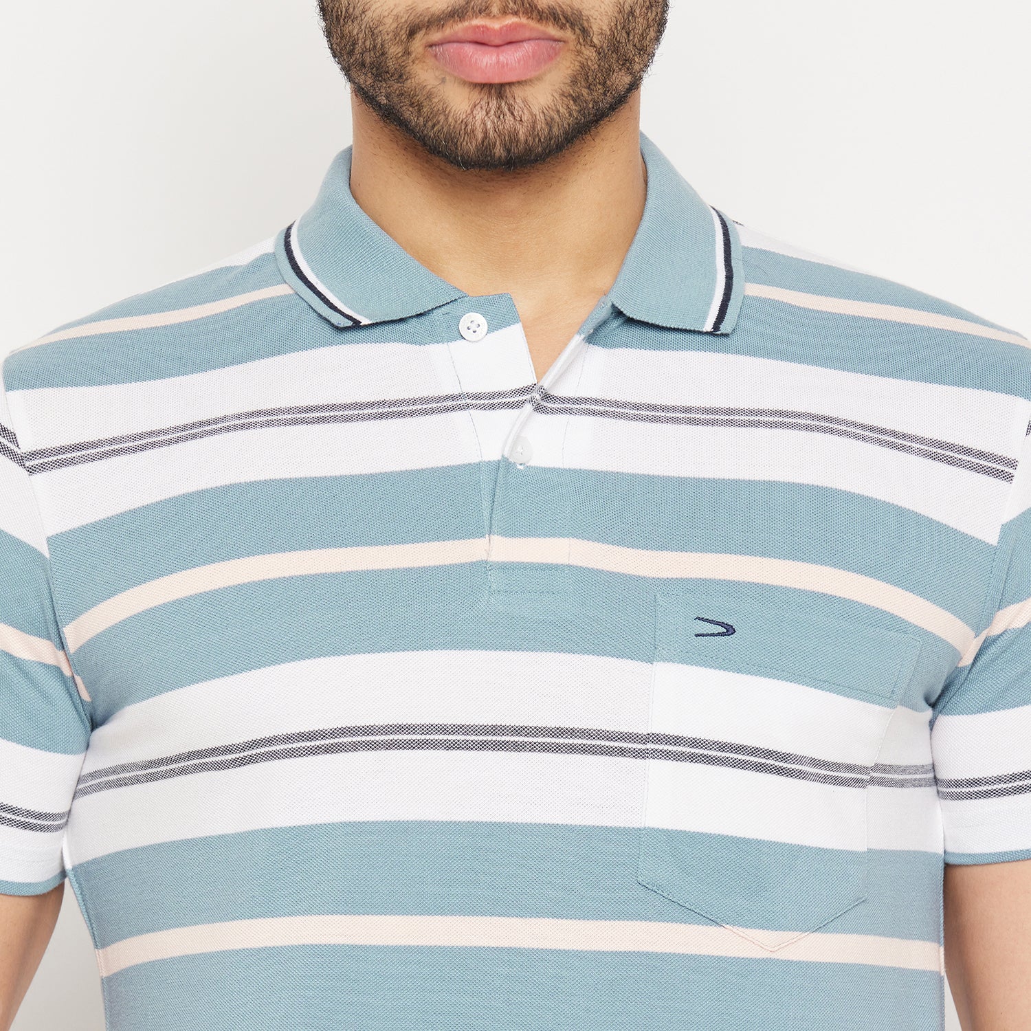 Duke Stardust Men Half Sleeve Polo Neck Cotton T-shirt (1219)