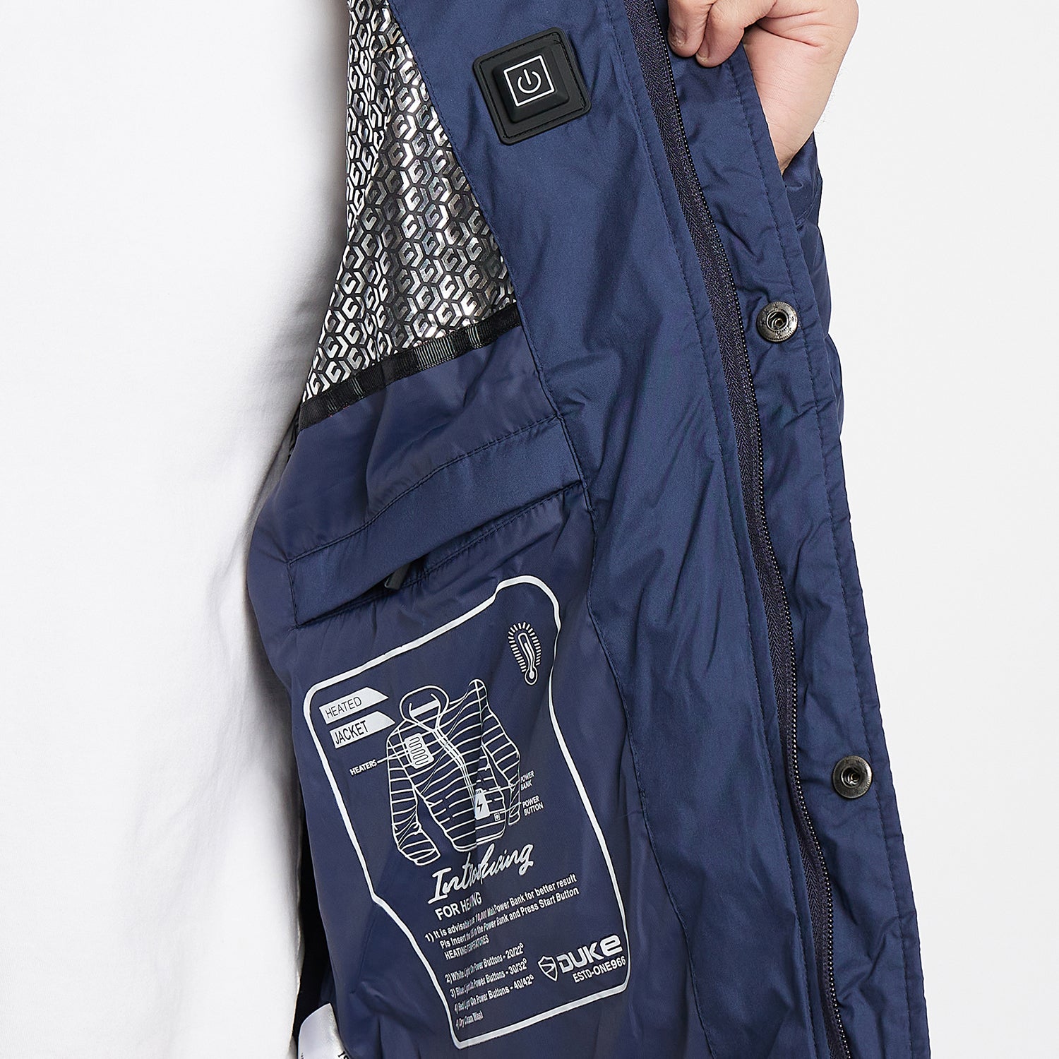 Duke Urban Men Full Sleeve Heater Jacket (SDZ2154)