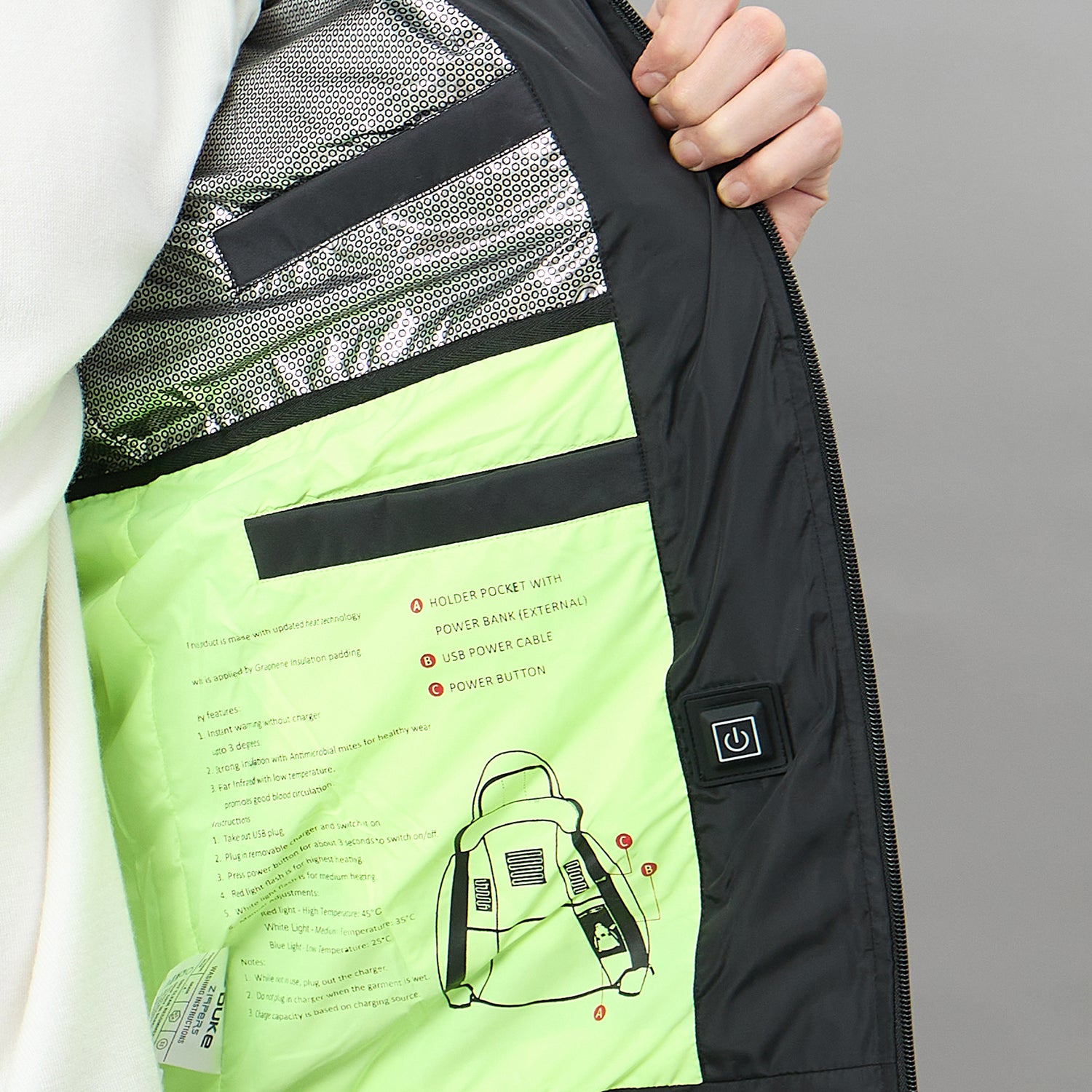 Duke Urban Men High Neck Full Sleeve Jacket (SDZ2394)