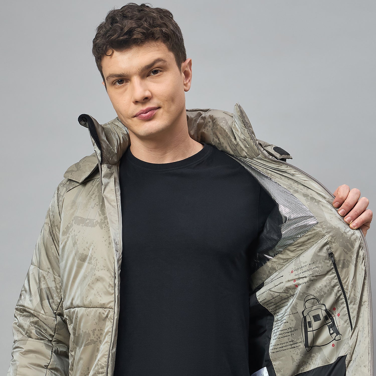 Duke Urban Men Full Sleeve Hooded Regular Jacket (SDZ2263)