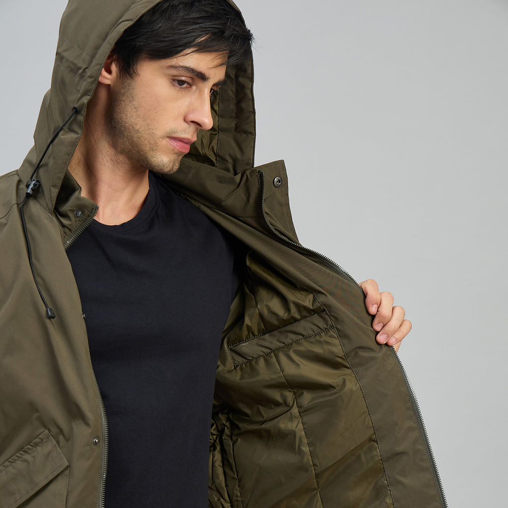 Duke Men Full Sleeve Hooded Regular Fit Chester Jacket (SDZ3247)