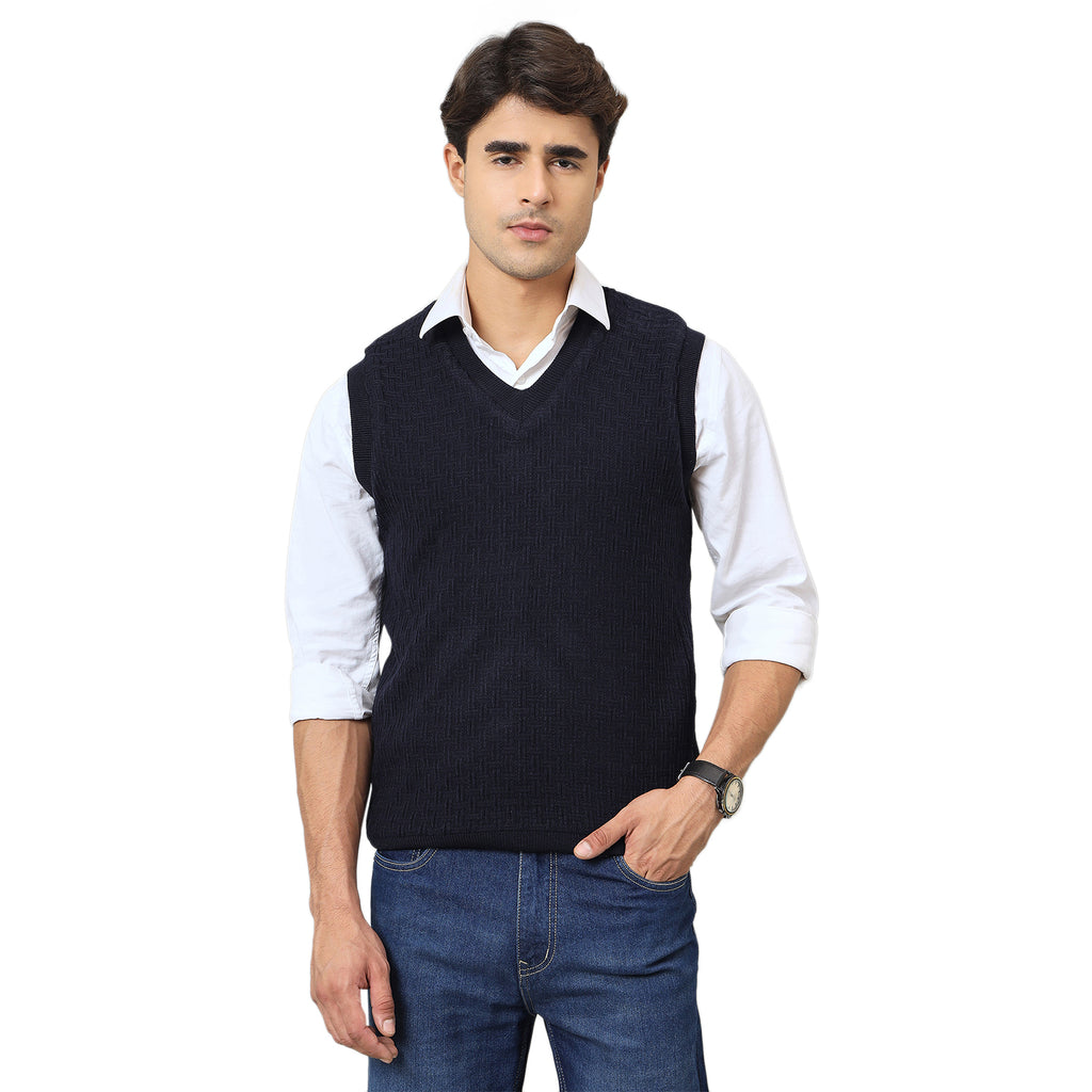 Duke Urban Men V Neck Sleeveless Reversible Sweater (SDS2293)