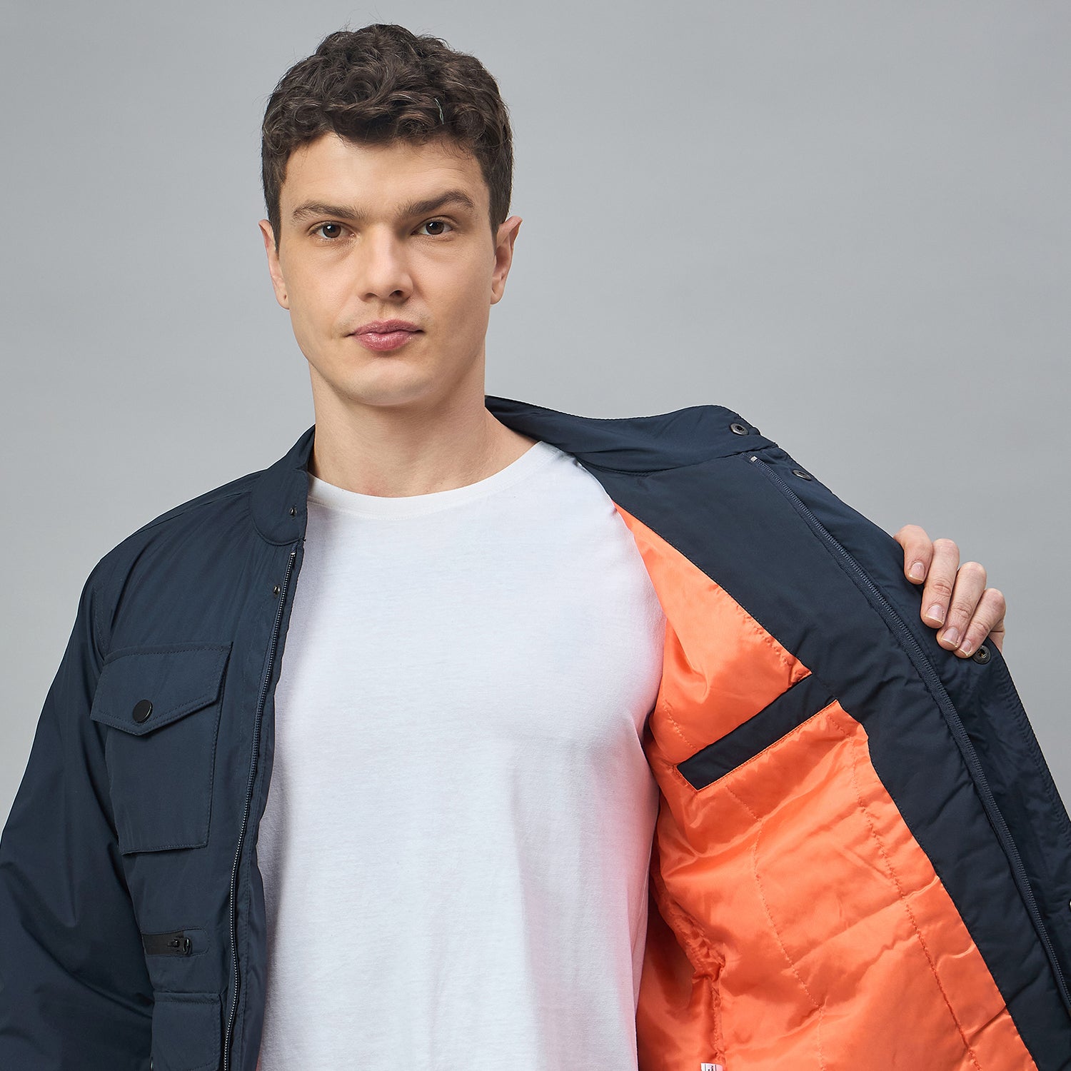 Duke Urban Men Full Sleeve Regular Bomber Jacket (SDZ4070N)