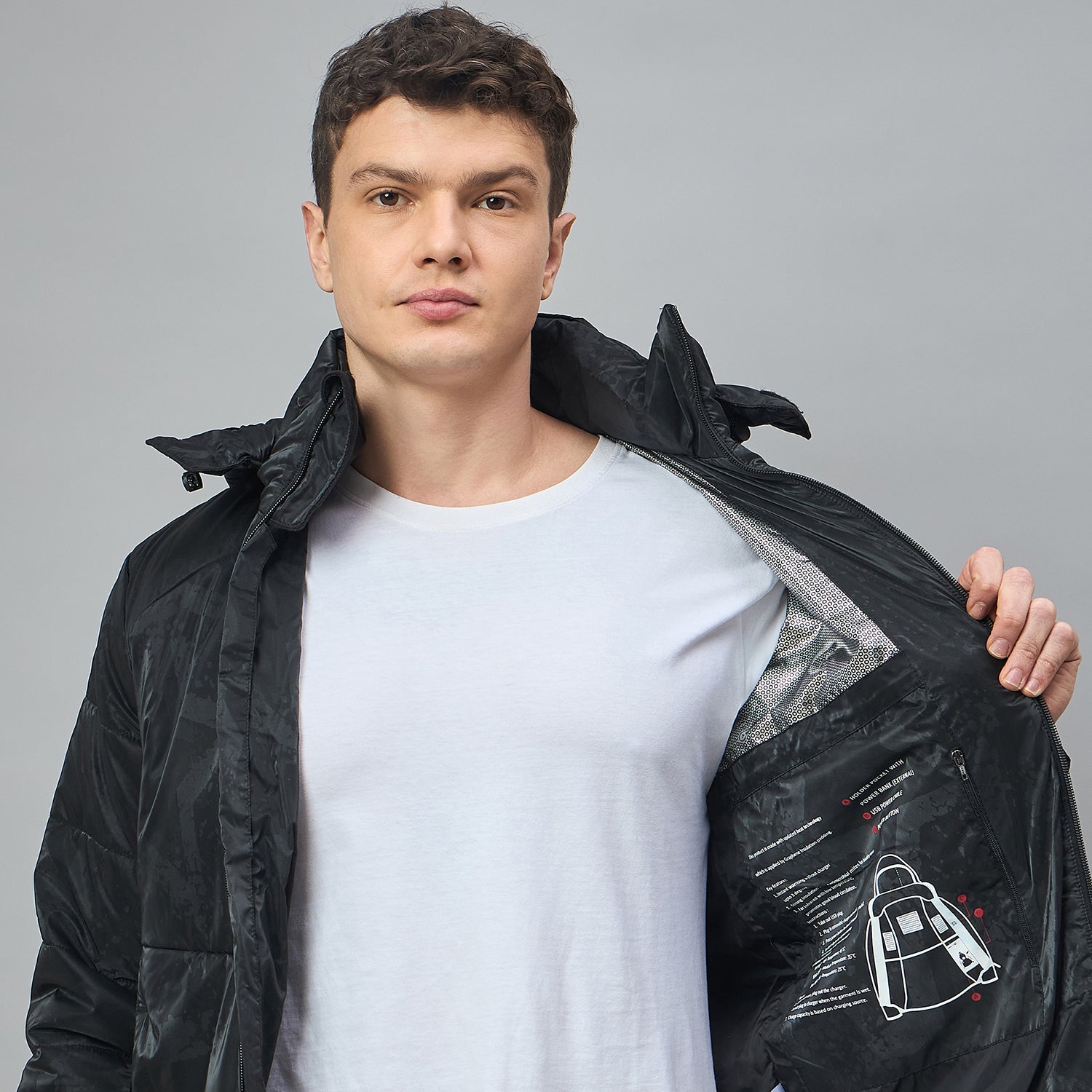 Duke Urban Men Full Sleeve Hooded Regular Jacket (SDZ2263)