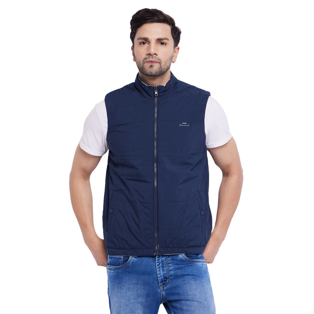 Duke Stardust Men Sleeveless Reversible Jacket (SDZ3054)