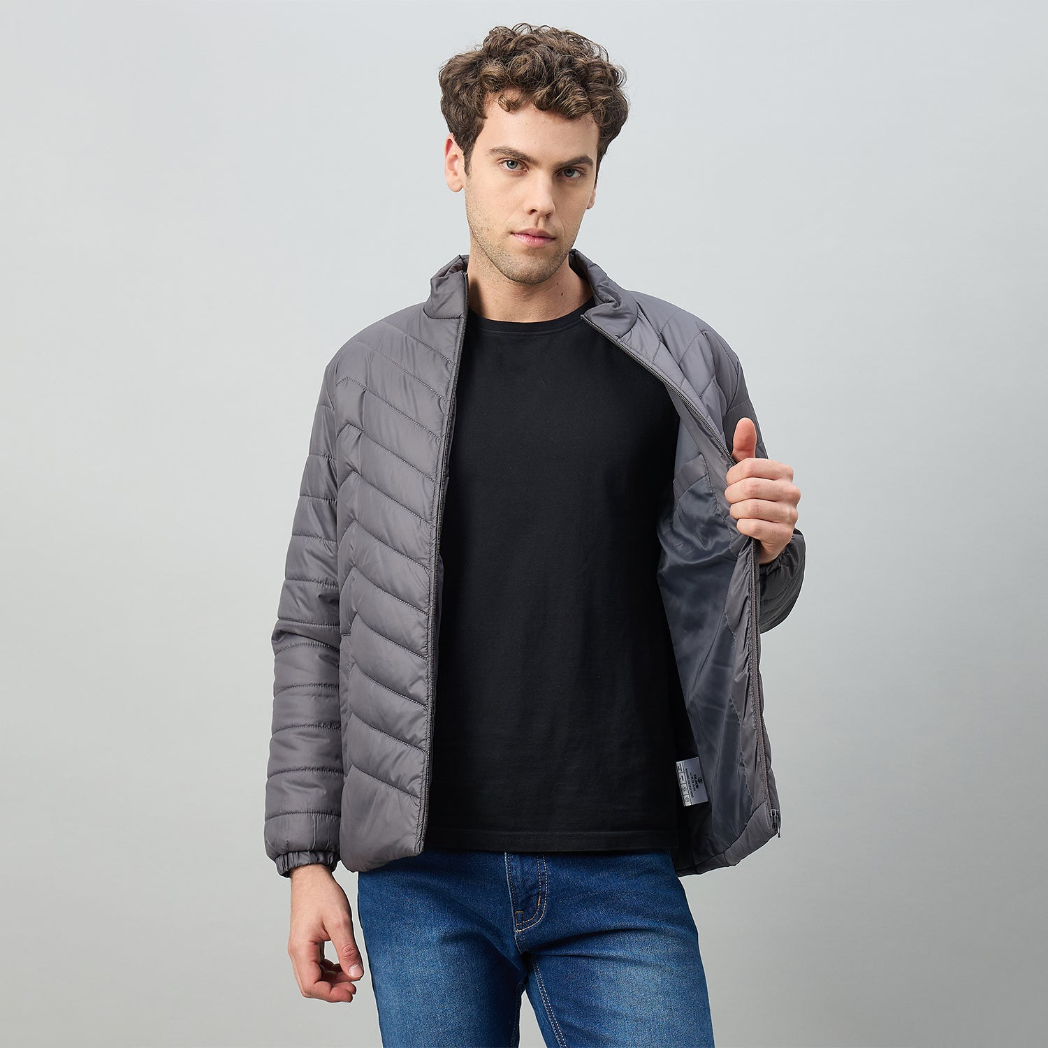 Duke Urban Men Full Sleeve Regular Puffer Jacket (OSDZ9494)