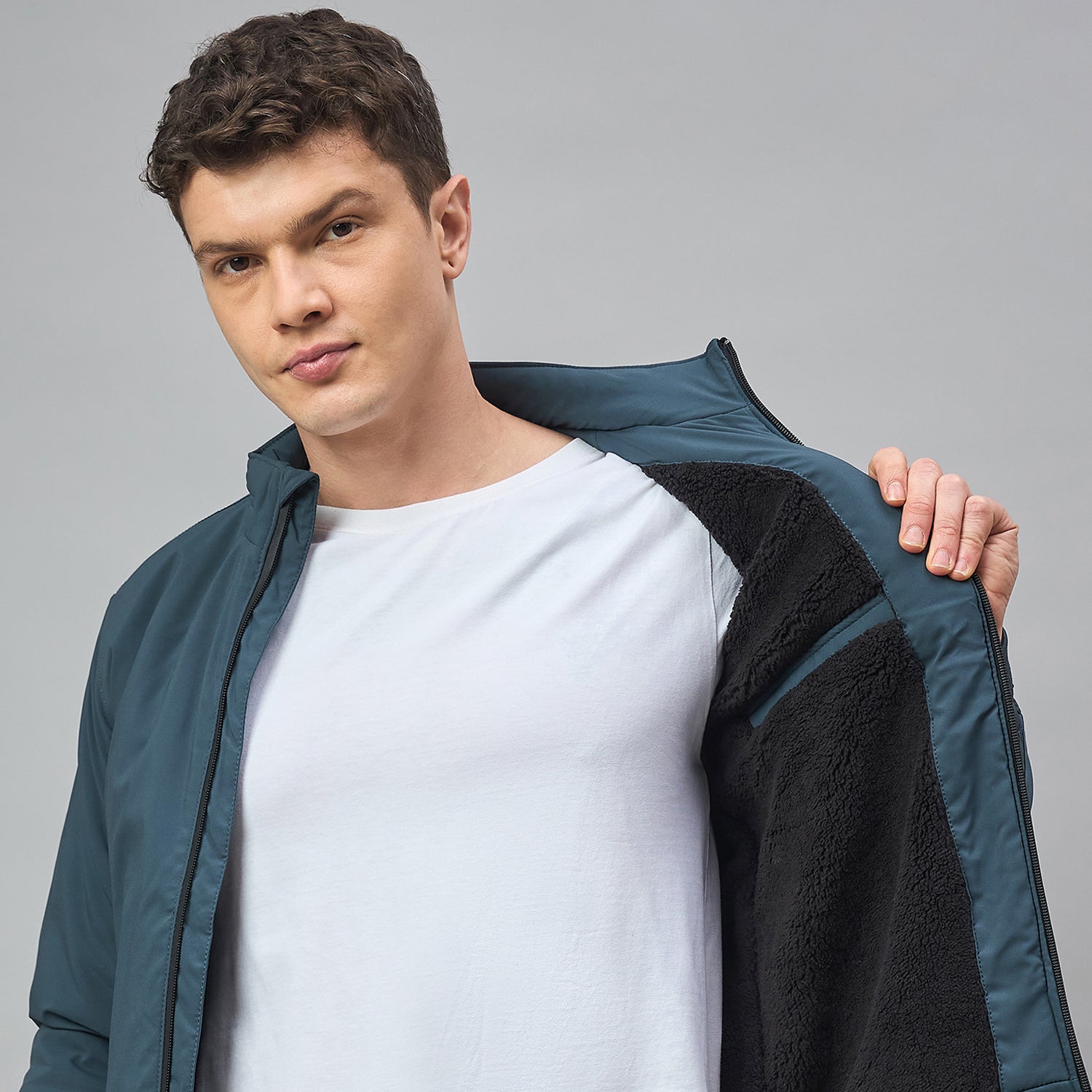 Duke Urban Men Full Sleeve High Neck Casual Jacket (SDZ2303)