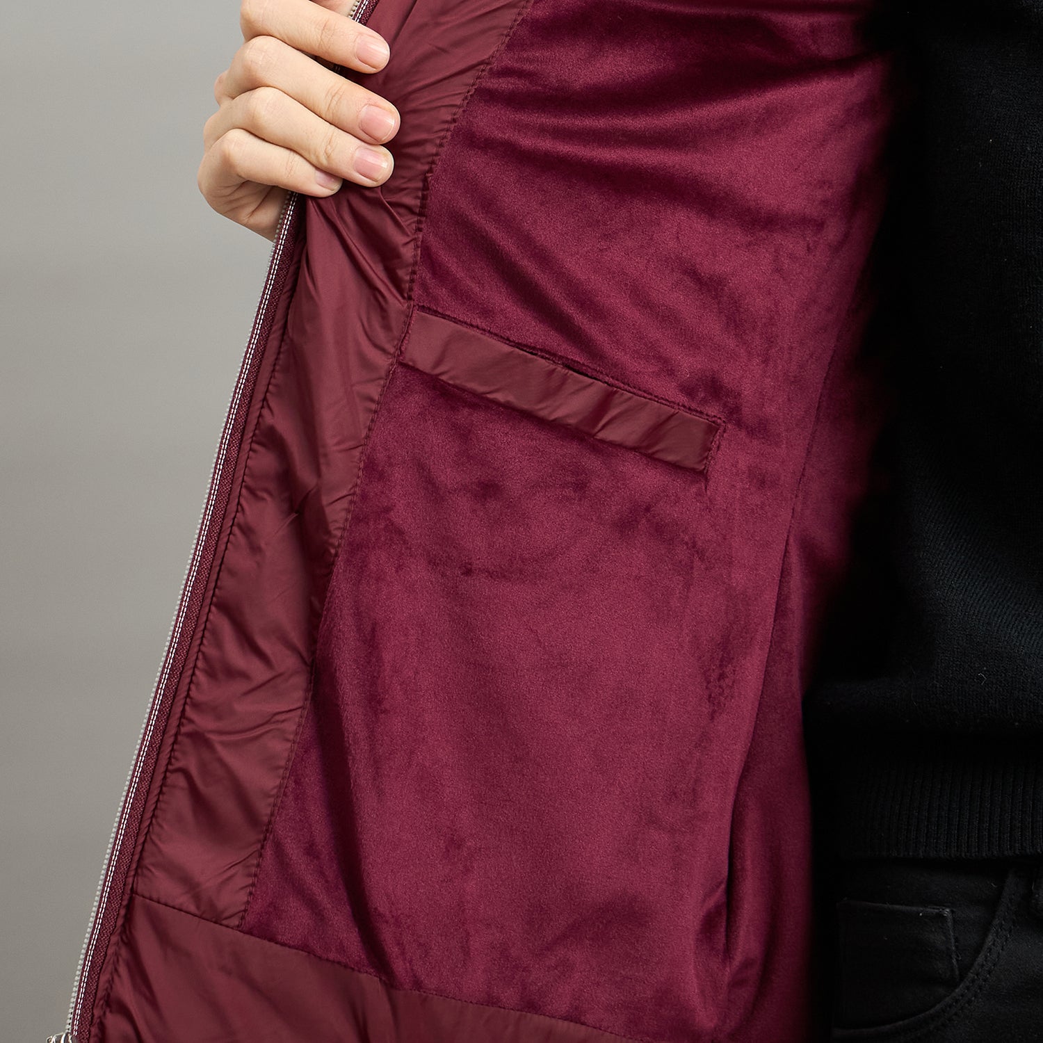 Duke Women Short Style Hooded Bomber Jacket (SDZ4114)