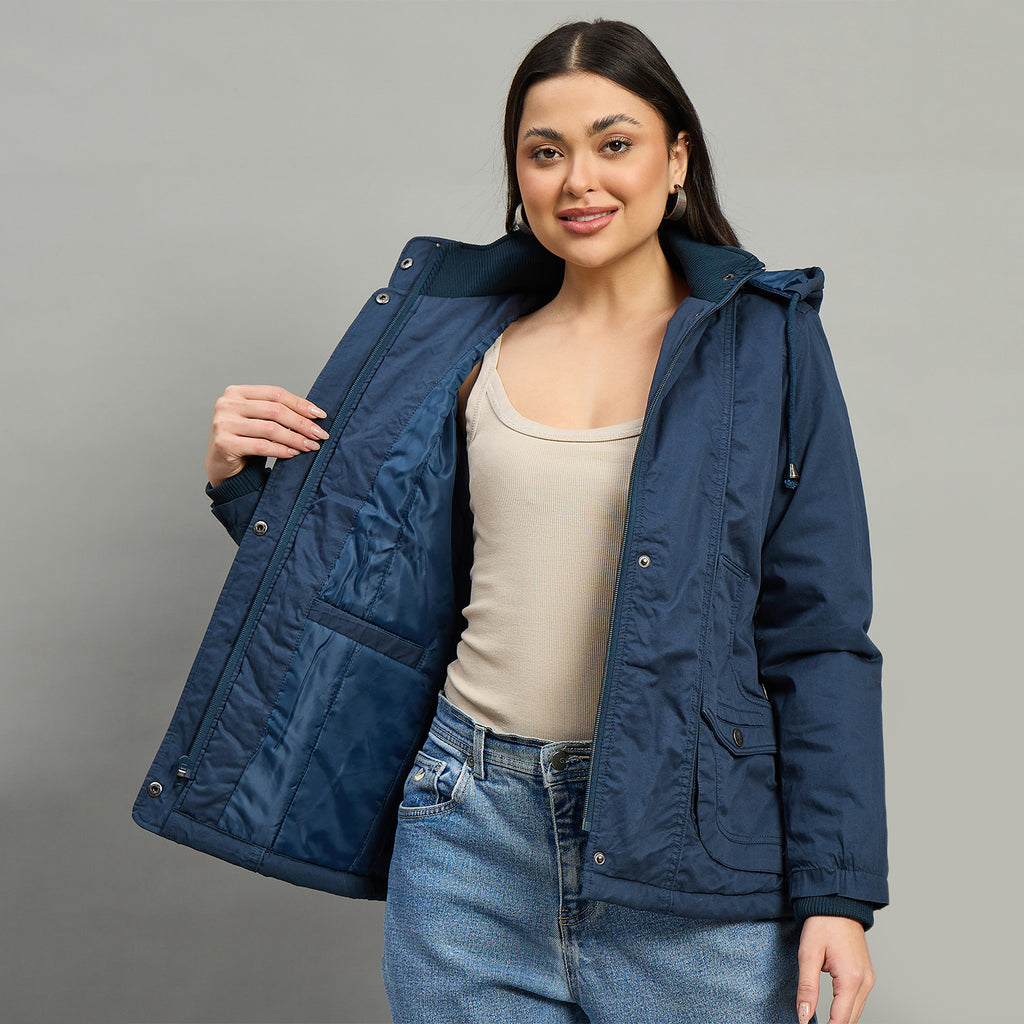Duke Urban Women Short Style Full Sleeve Hooded Jacket (SDZ4153)