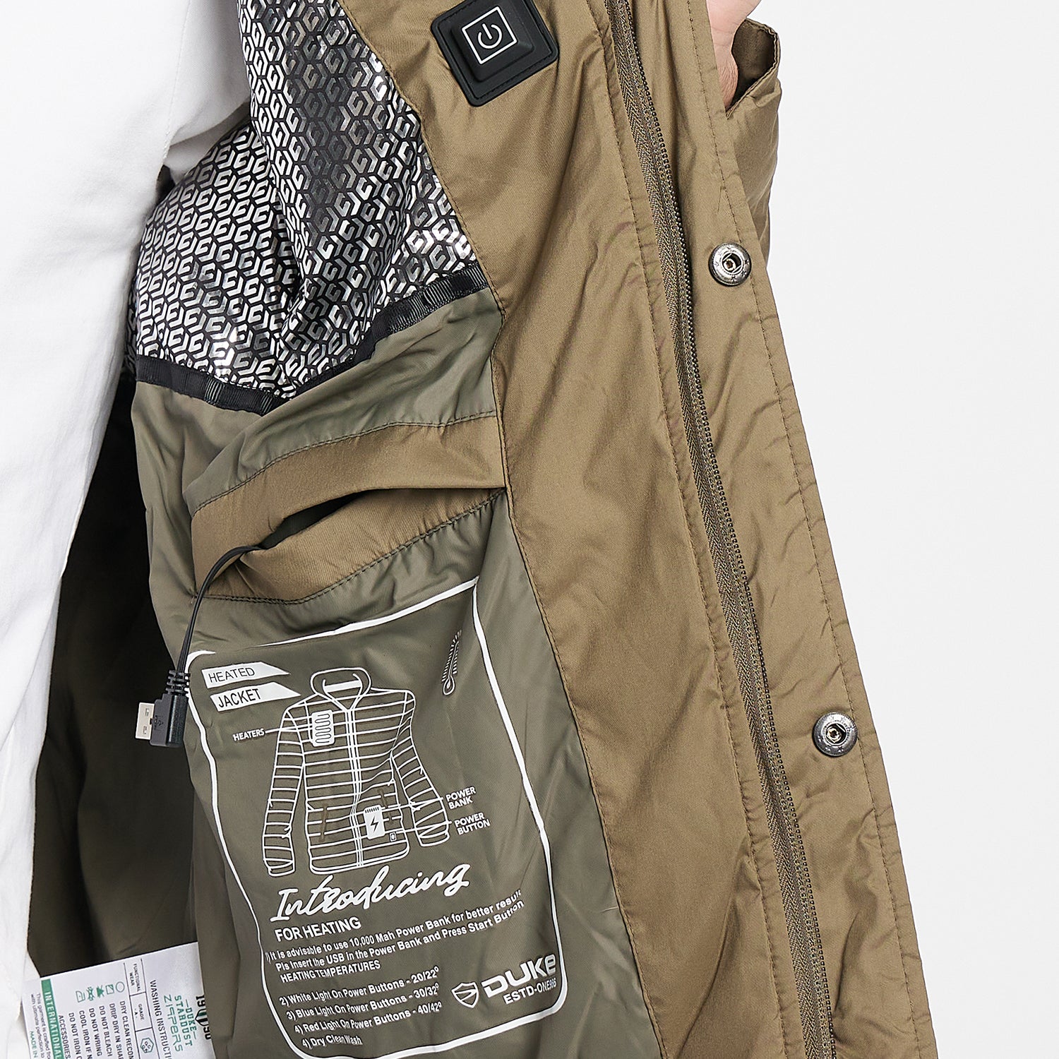 Duke Urban Men Full Sleeve Heater Jacket (SDZ2154)