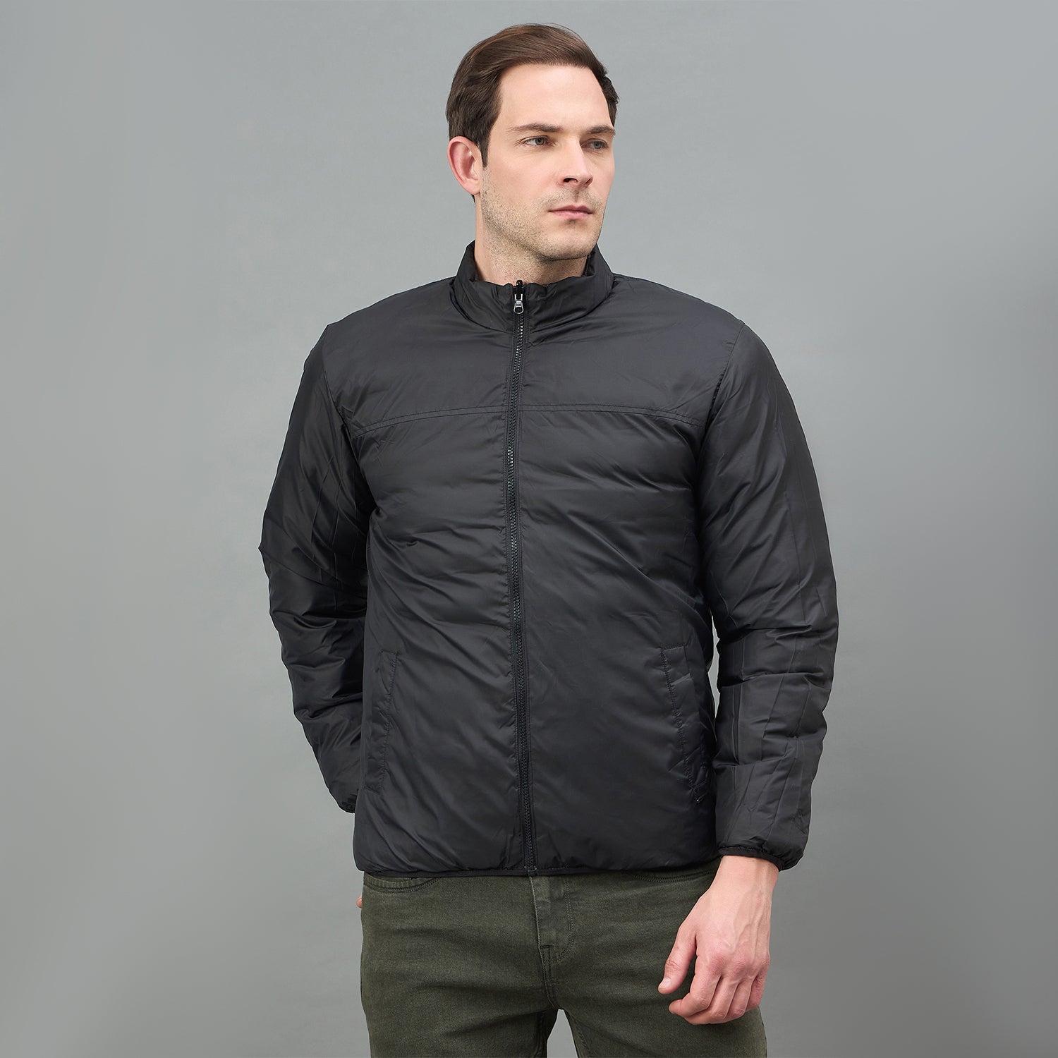 Duke Urban Men Full Sleeve Padded Reversible Jacket (SDZ1809N)