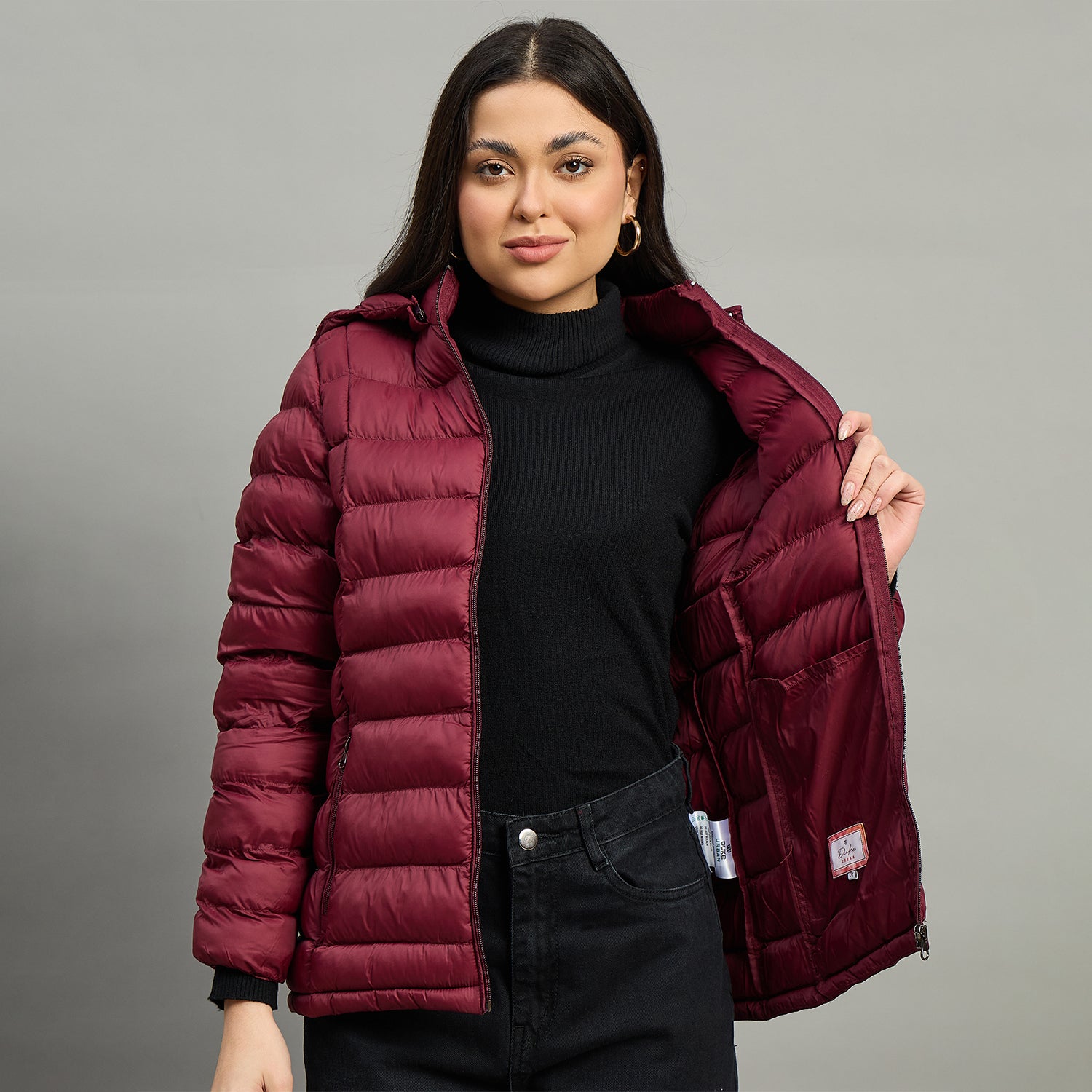 Duke Urban Short Style Hooded Bomber Jacket (SDZ4029N)