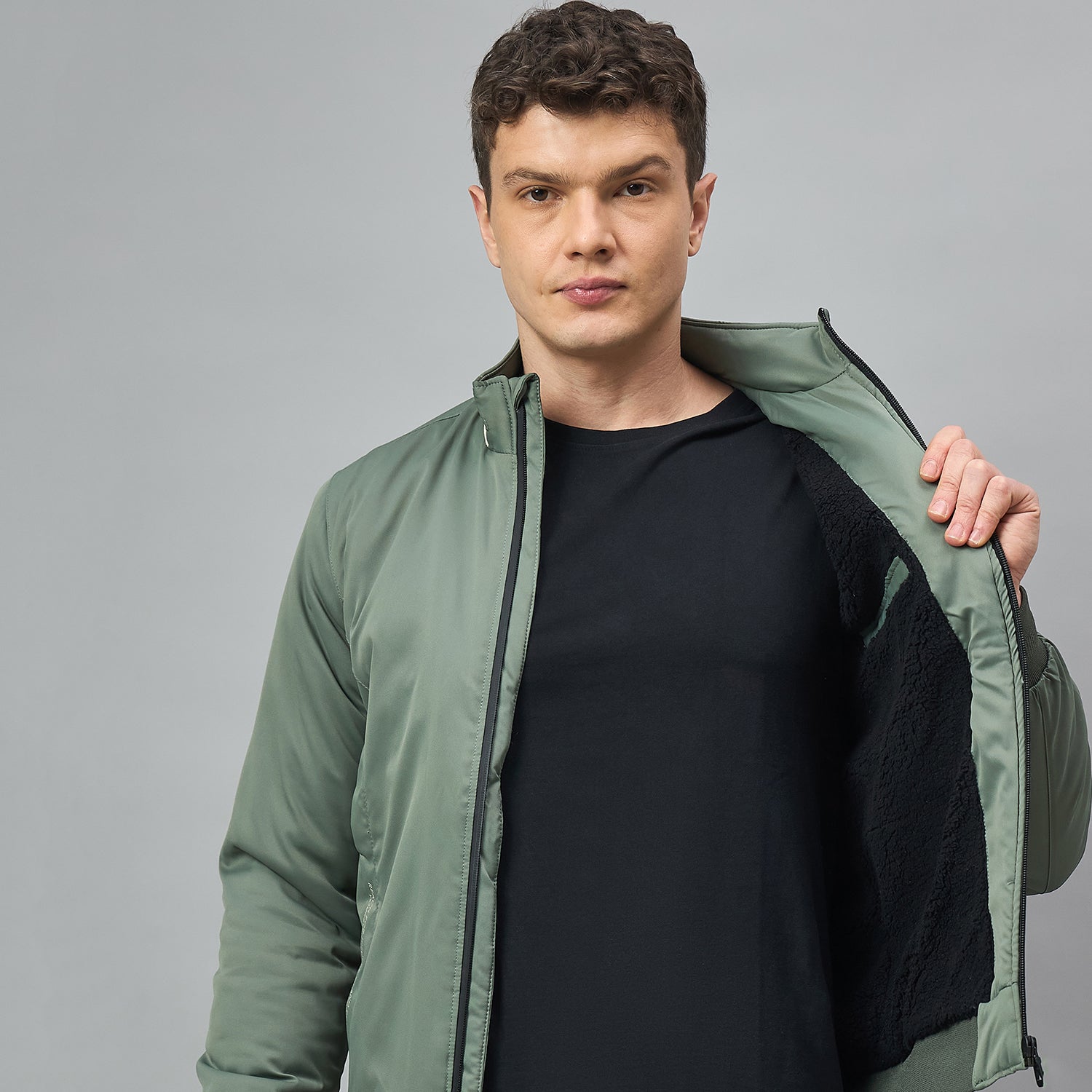 Duke Urban Men Full Sleeve High Neck Casual Jacket (SDZ2303)