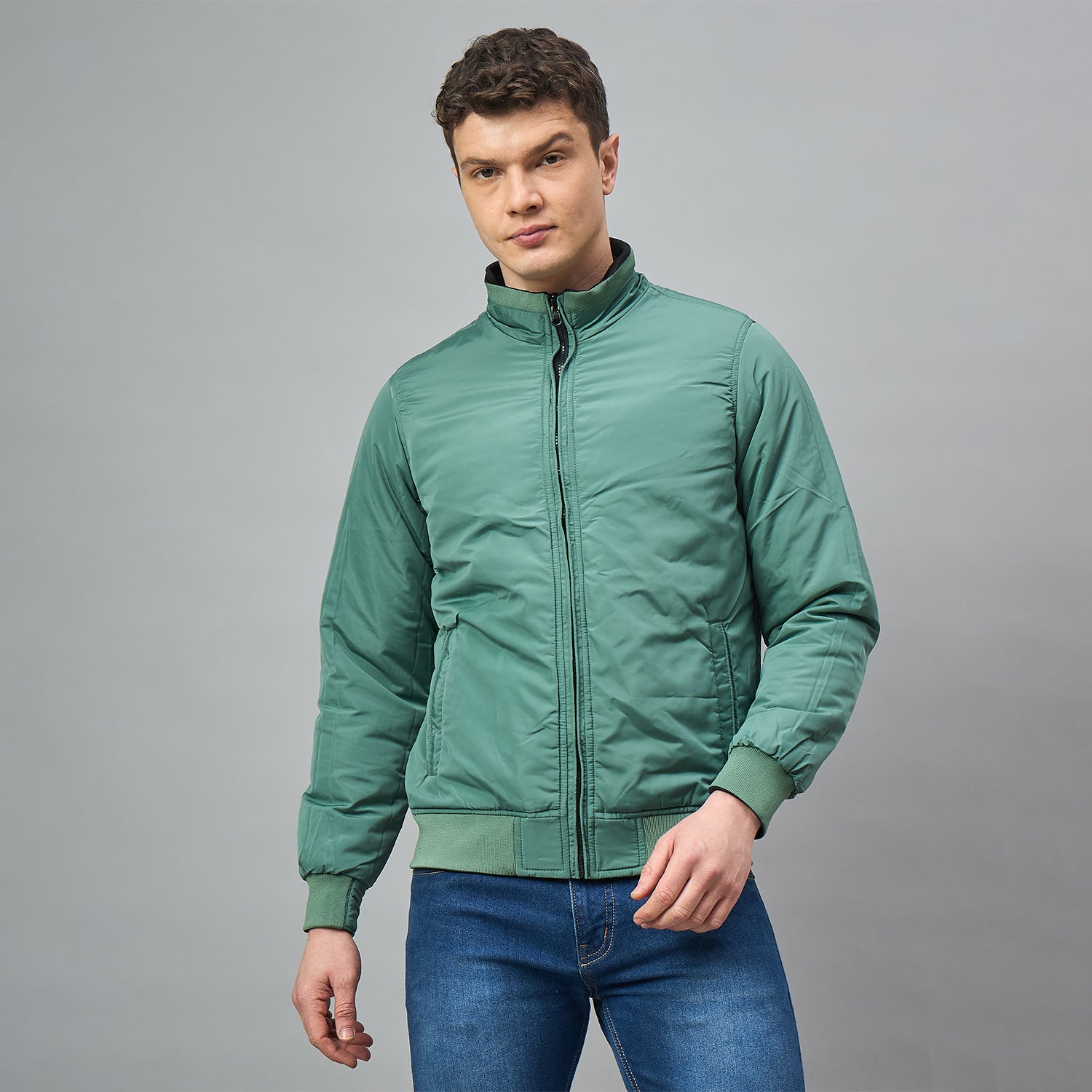 Duke Urban Men Full Sleeve Slim Fit Reversible Jacket (SDZ4081)