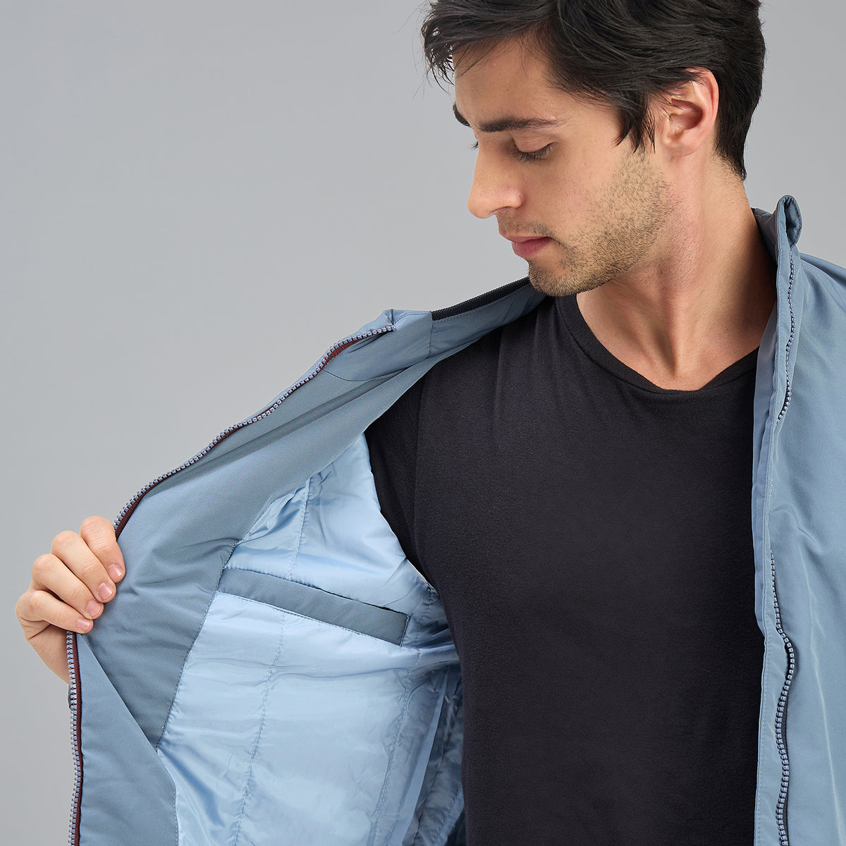 Duke Men Full Sleeve Regular Fit Casual Jacket (SDZ3231)