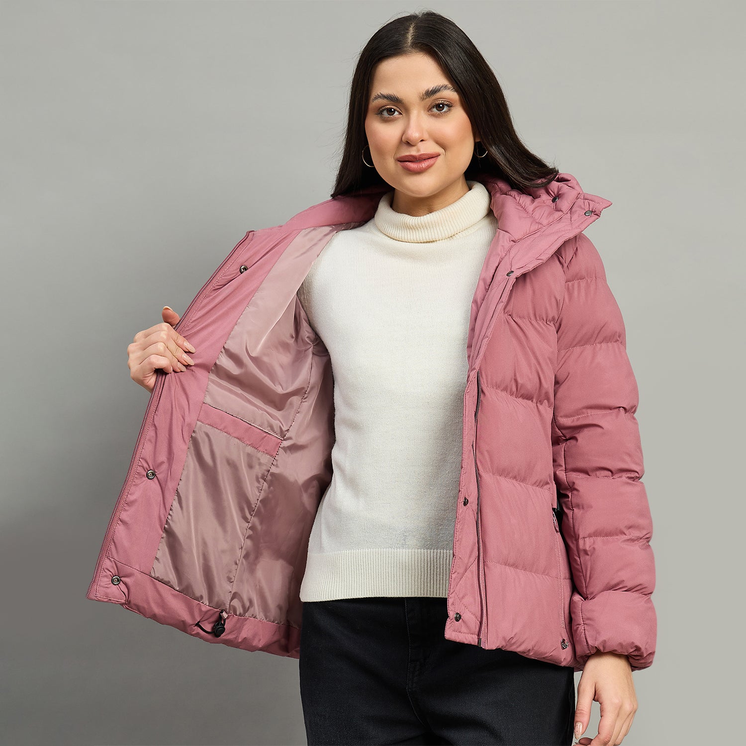 Duke Urban Women Short Style Full Sleeve Hooded Jacket (SDZ4223)