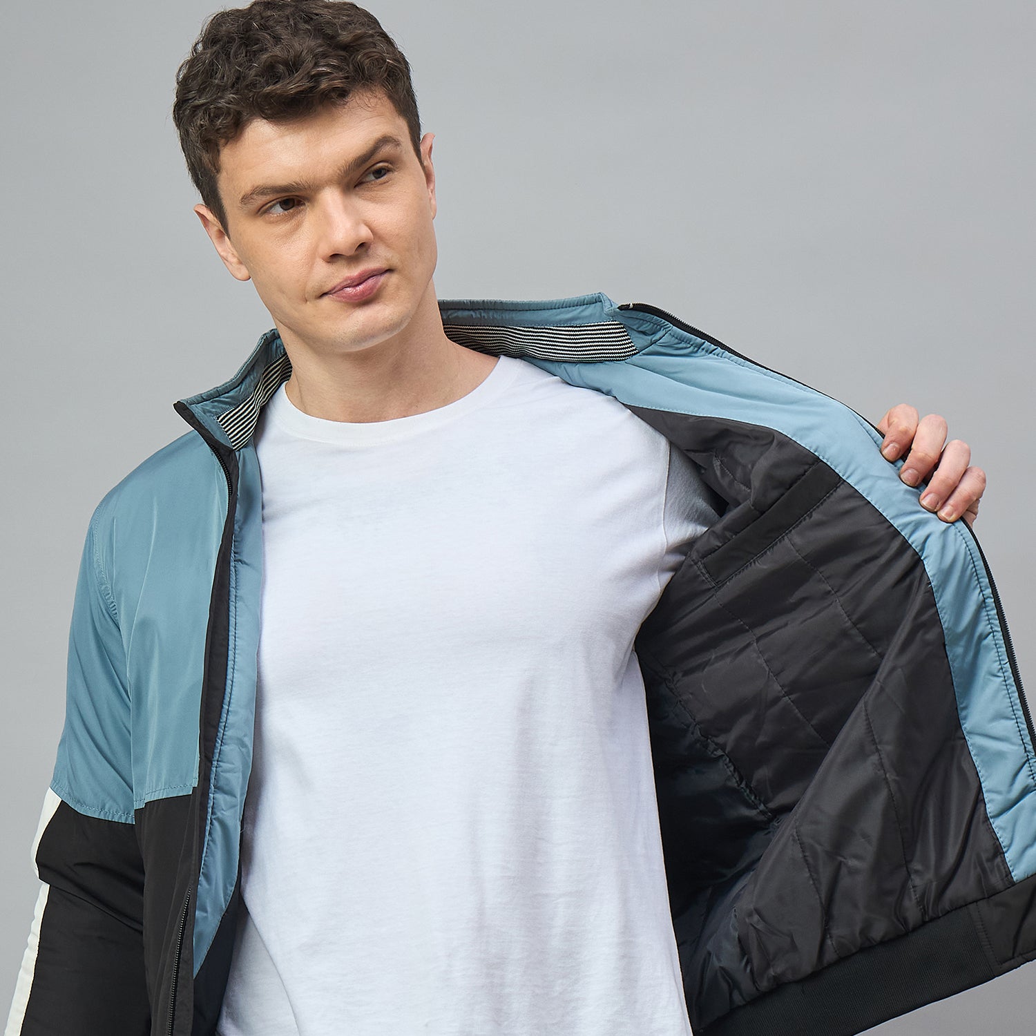 Duke Urban Men Full Sleeve Slim fit Bomber Jacket (SDZ4097)