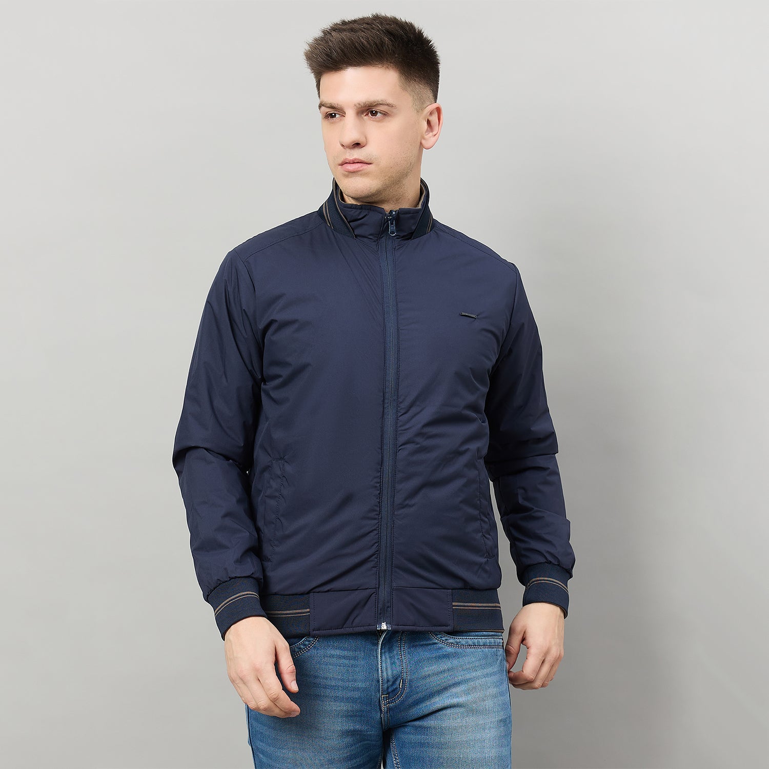Duke Urban Men Full Sleeve Reversible Slim fit Jacket (SDZ3235)