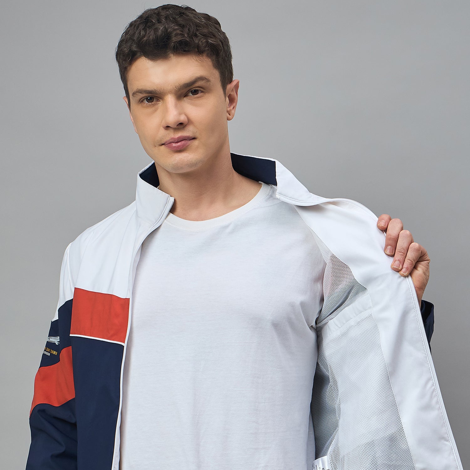 Duke Men High Neck Wind Cheater Jacket (SDZ3194)
