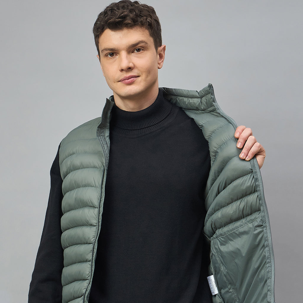Duke Urban Men Full Sleeve High Neck Puffer Jacket (SDZ2250N)