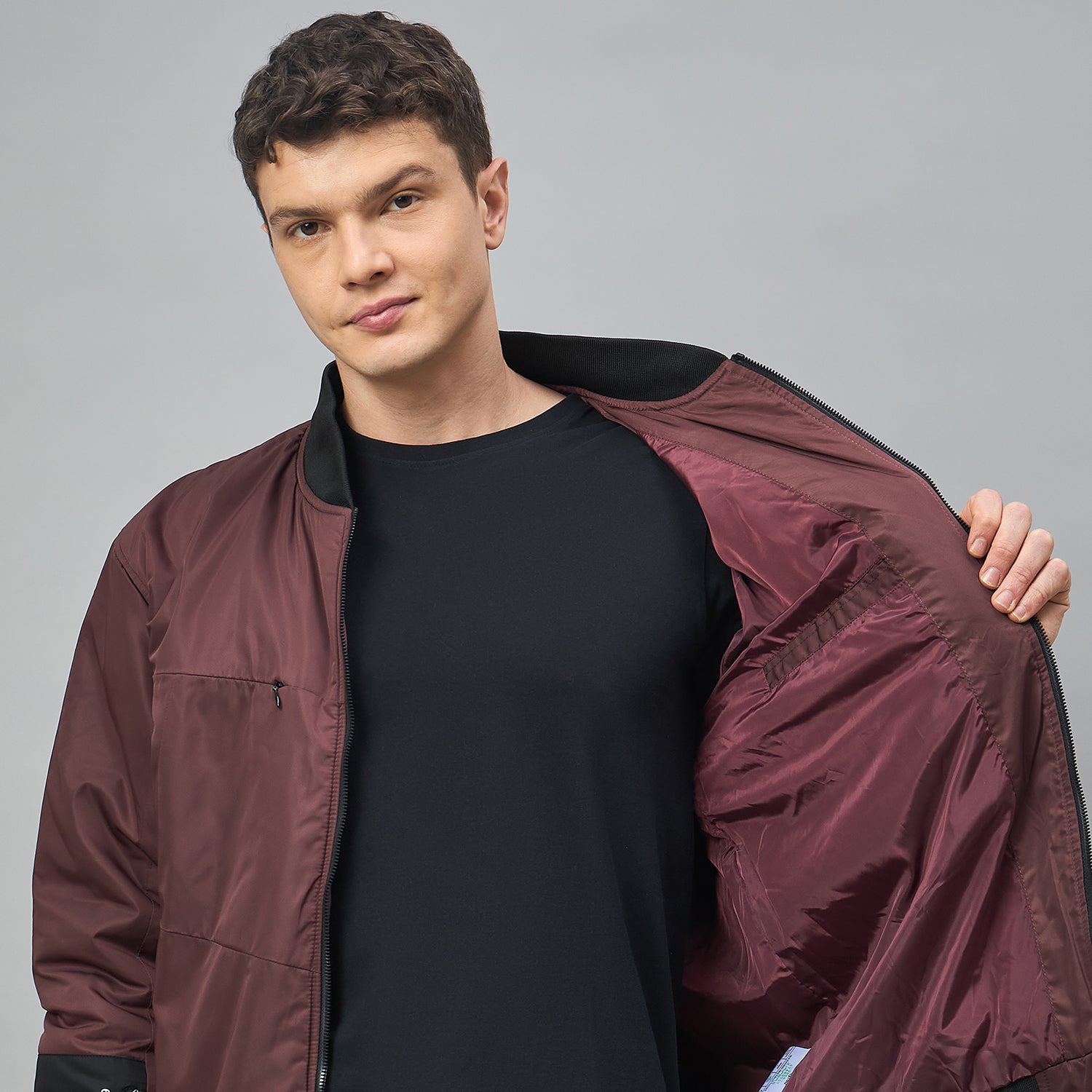 Duke Urban Men Full Sleeve Slim fit Bomber Jacket (SDZ3046N)