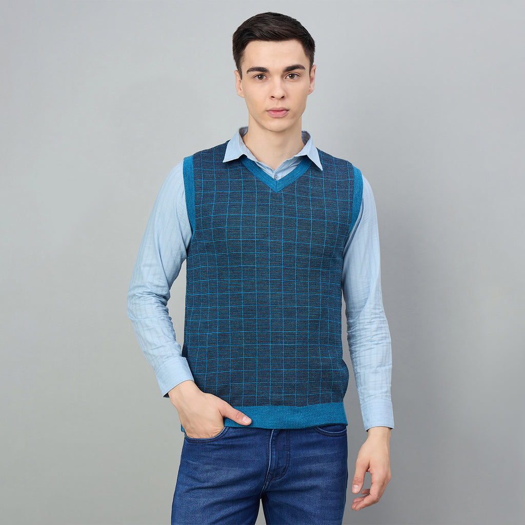 Duke Urban Men Sleeveles V Neck Reversible Sweater (SDS2292)