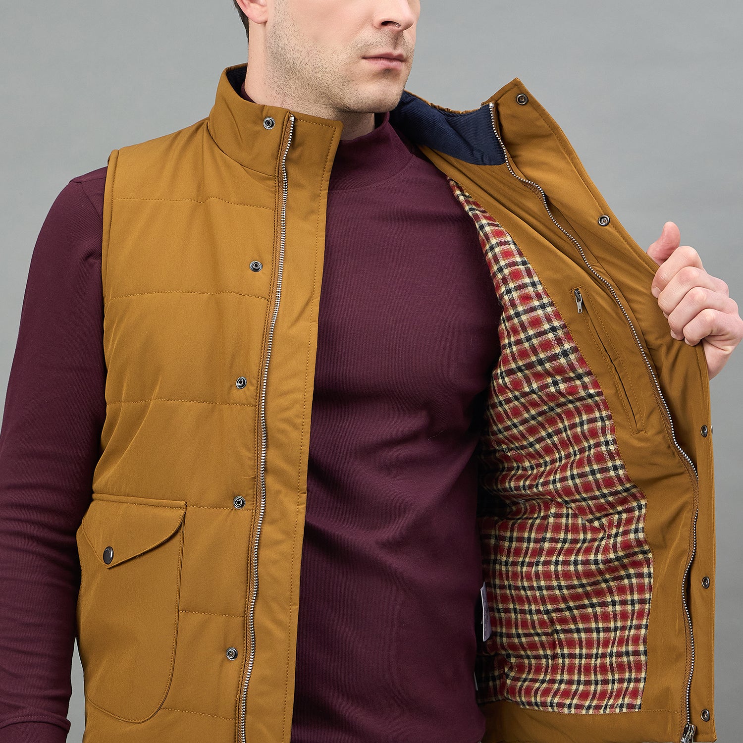 Duke Urban Men Sleeveless Jacket (SDZ3163)