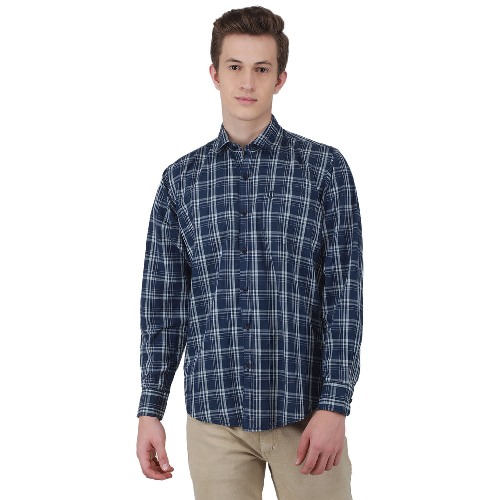 Duke Stardust Men Full Sleeve Cotton Shirt (SDO5ICK)