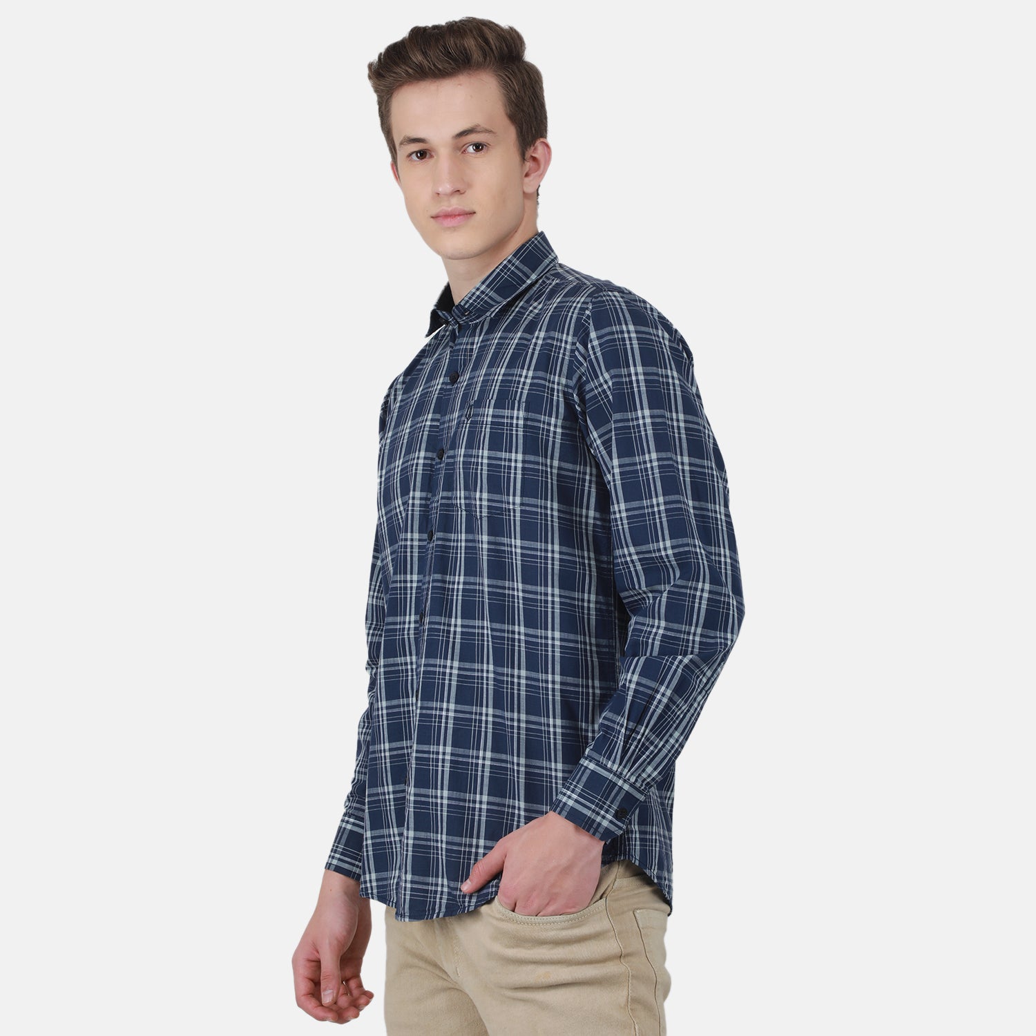 Duke Stardust Men Full Sleeve Cotton Shirt (SDO5ICK)