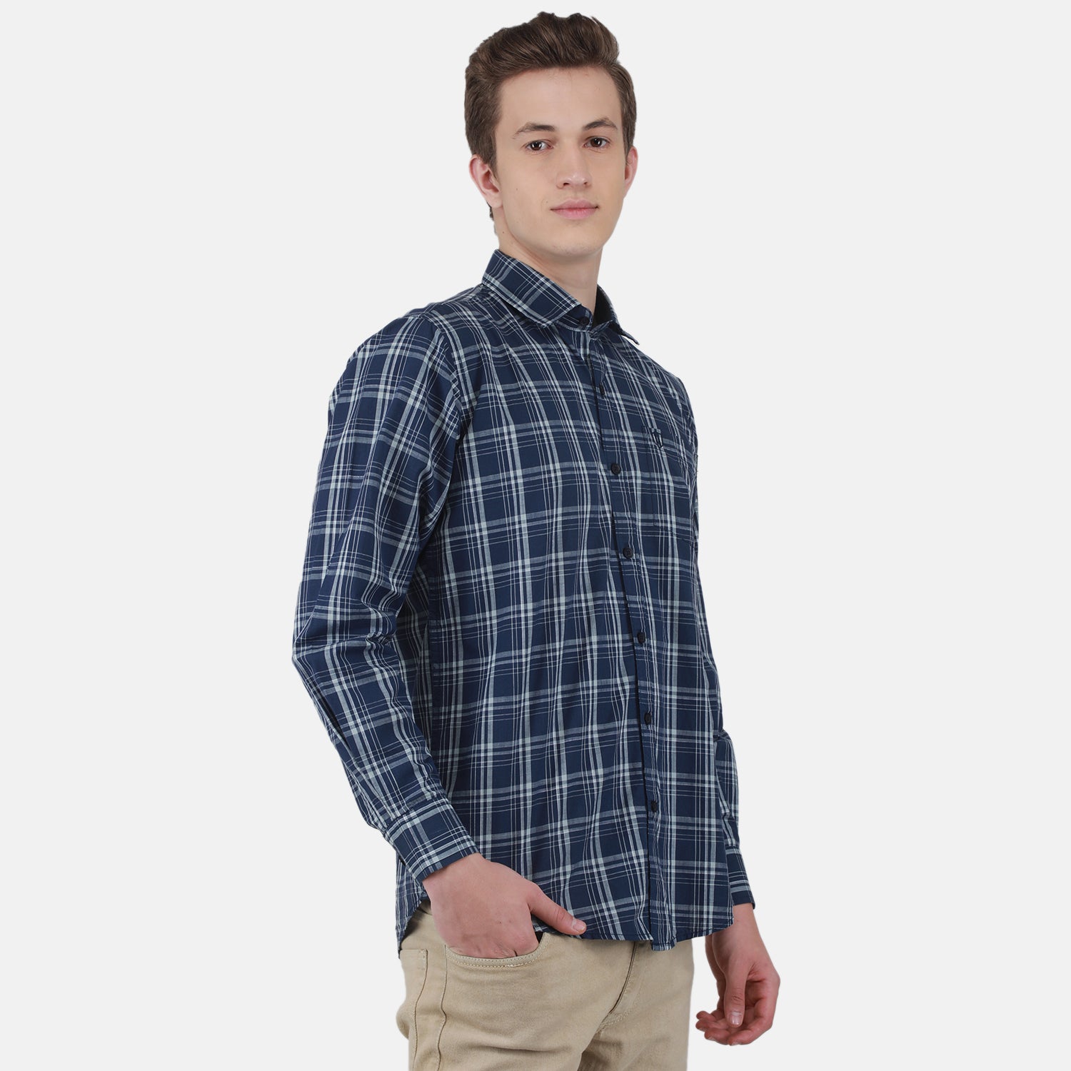 Duke Stardust Men Full Sleeve Cotton Shirt (SDO5ICK)