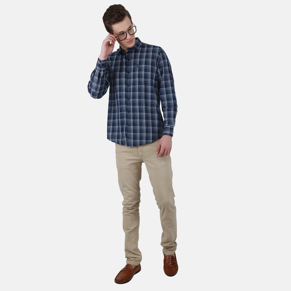Duke Stardust Men Full Sleeve Cotton Shirt (SDO5ICK)