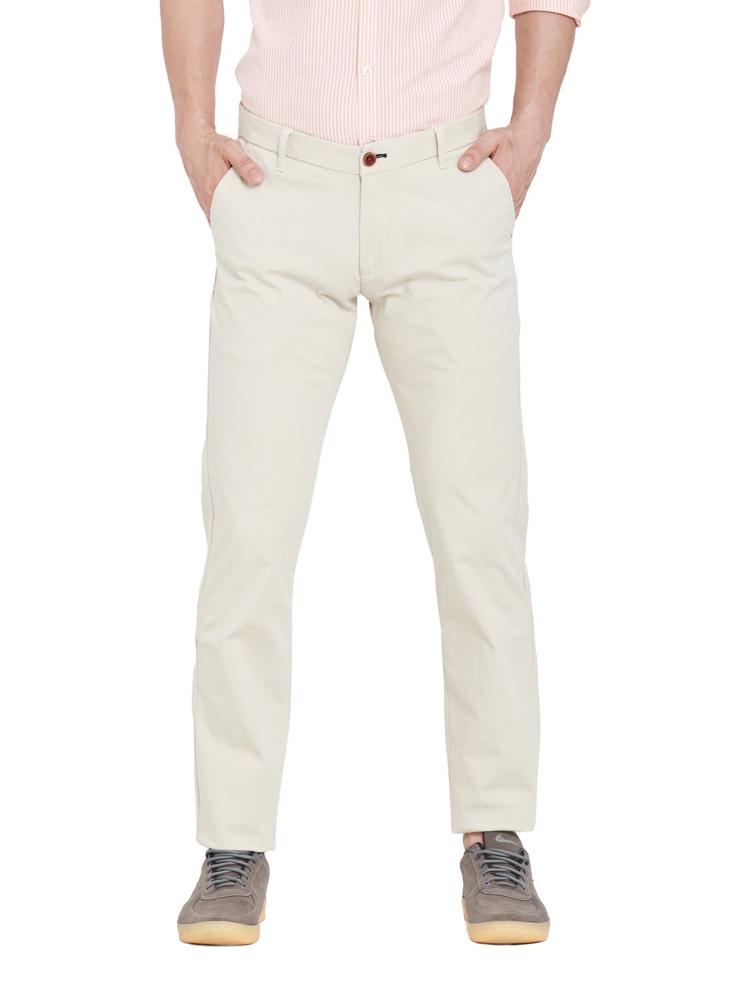 Duke Urban Men Solid Chinos Trousers (SDT4508R)