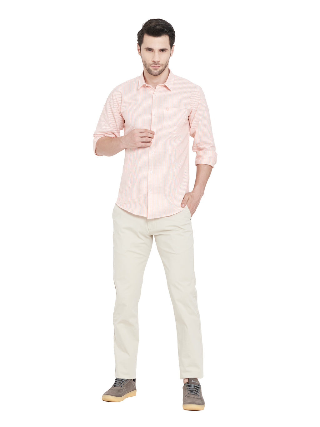 Duke Urban Men Solid Chinos Trousers (SDT4508R)