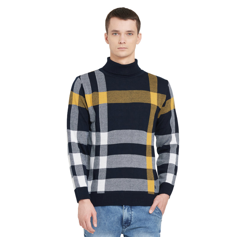 Duke Urban Men Full Sleeve High Neck Sweater (SDS694R)