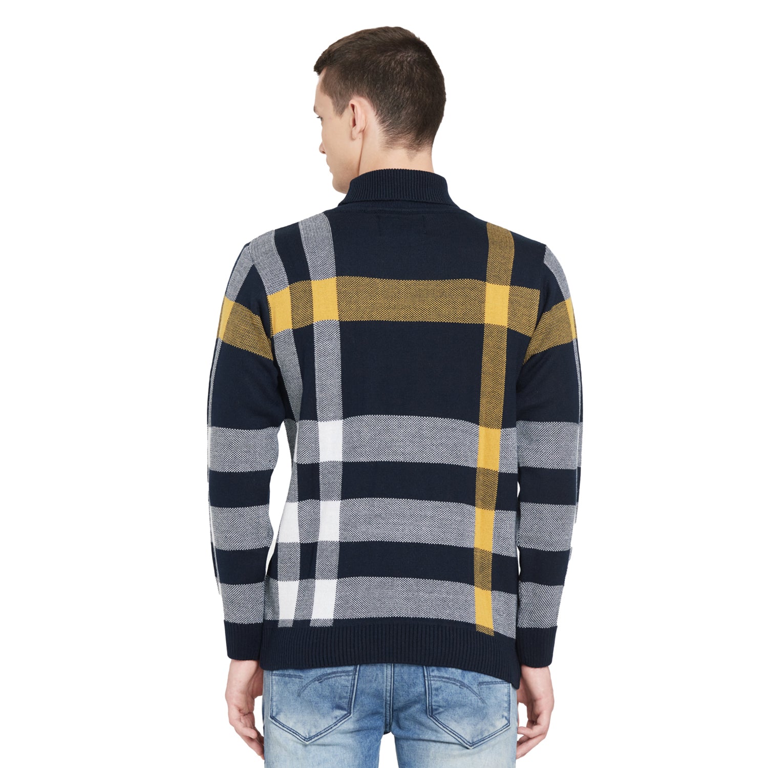 Duke Urban Men Full Sleeve High Neck Sweater (SDS694R)