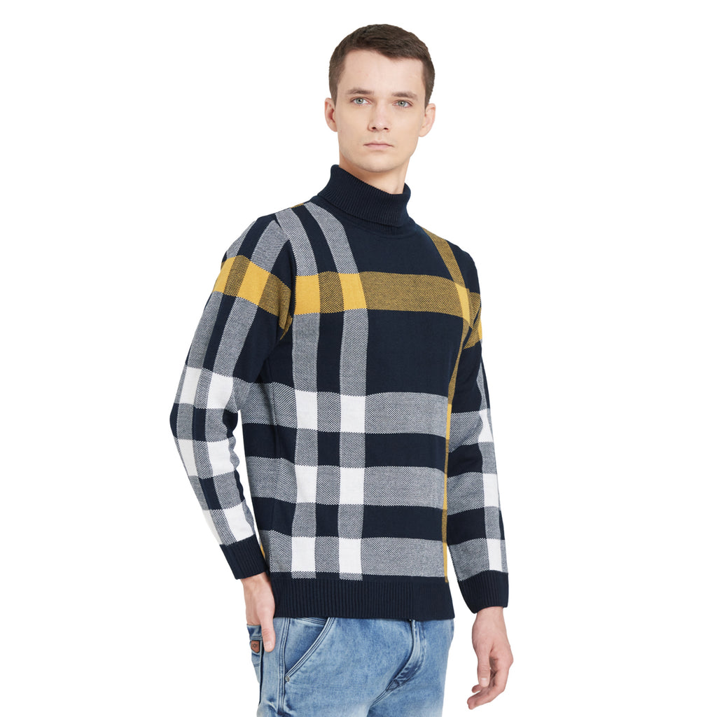 Duke Urban Men Full Sleeve High Neck Sweater (SDS694R)