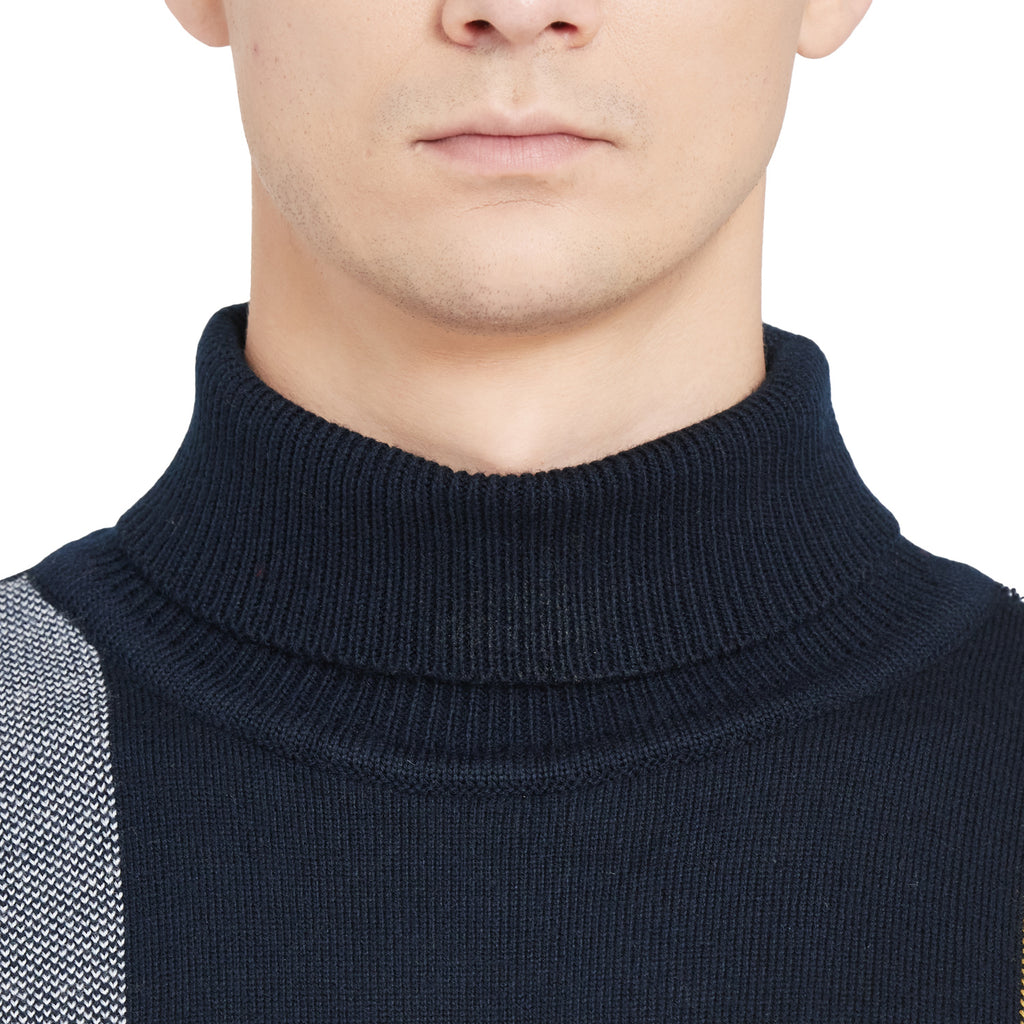 Duke Urban Men Full Sleeve High Neck Sweater (SDS694R)