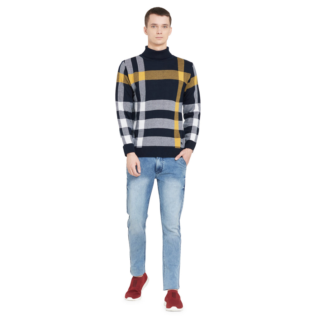 Duke Urban Men Full Sleeve High Neck Sweater (SDS694R)