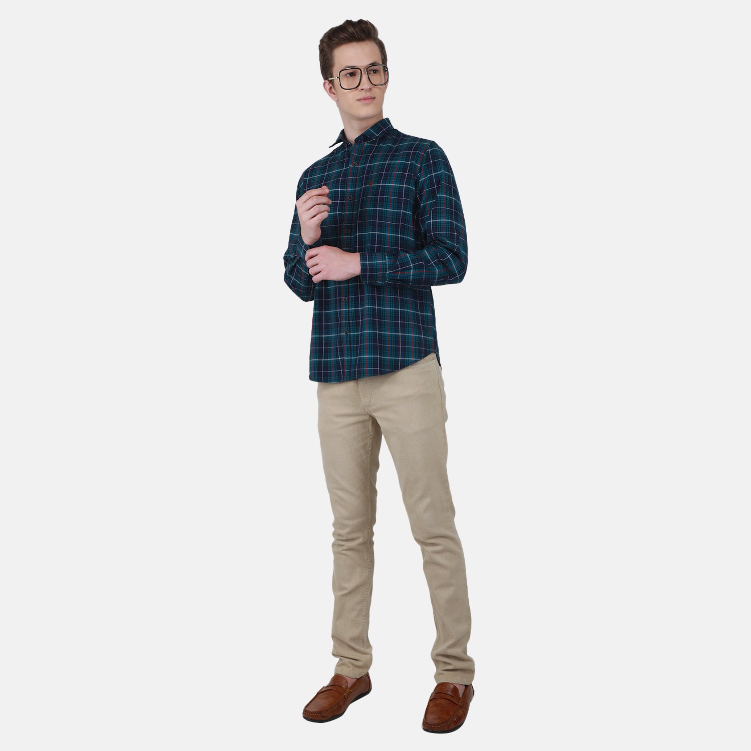 Duke Stardust Men Full Sleeve Cotton Shirt (SDO5CKOA)