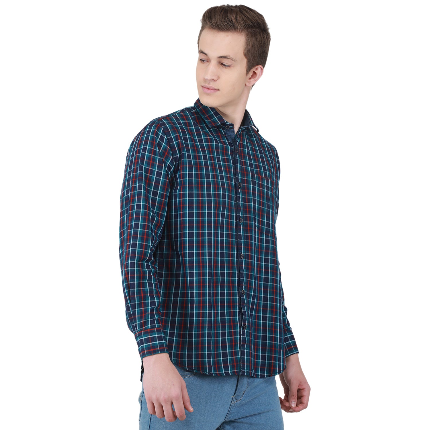 Duke Stardust Men Full Sleeve Cotton Shirt (SDO5CKOC)