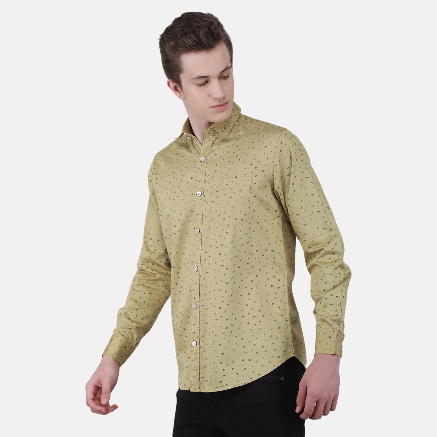 Duke Stardust Men Full Sleeve  Cotton Shirt (SDO5PRS)