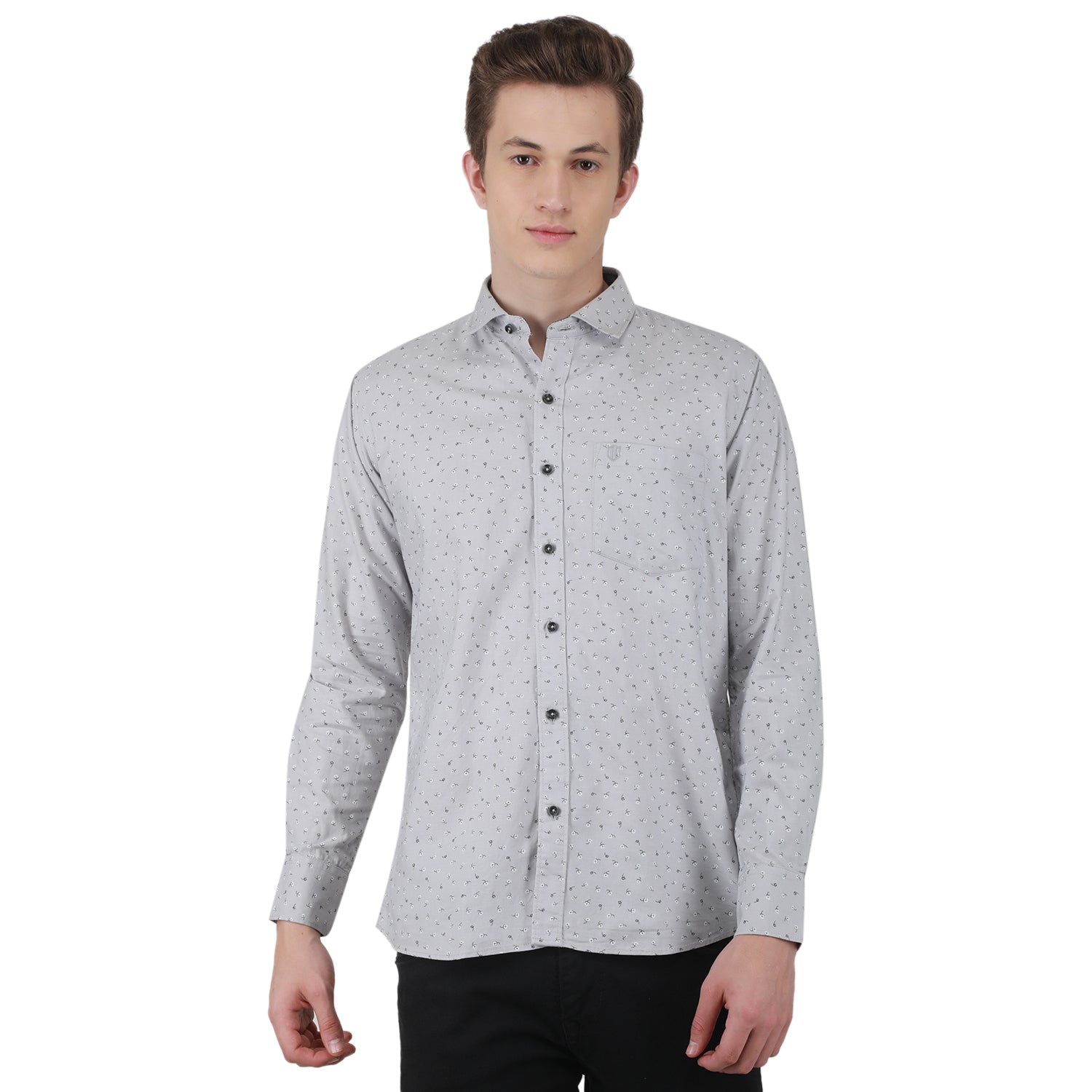 Duke Men Stardust Cotton Full Sleeve Shirt (SDO8PRO)