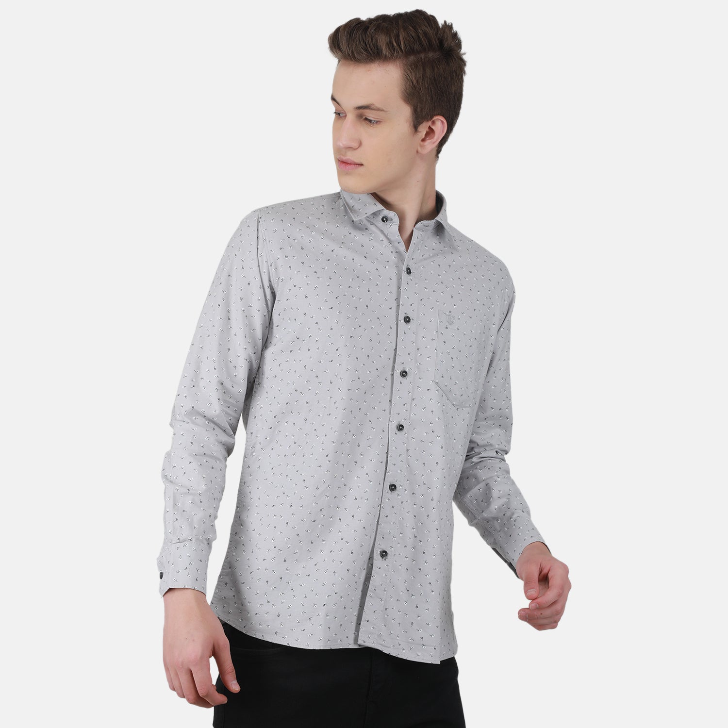 Duke Men Stardust Cotton Full Sleeve Shirt (SDO8PRO)