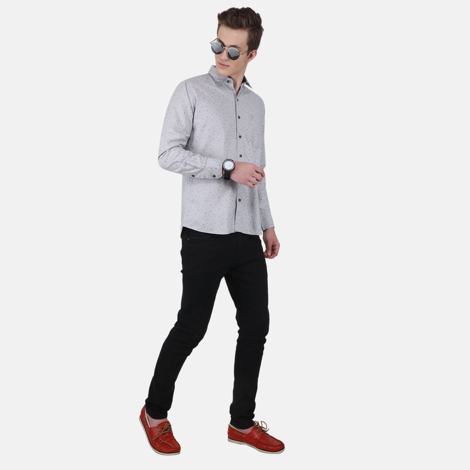 Duke Men Stardust Cotton Full Sleeve Shirt (SDO8PRO)